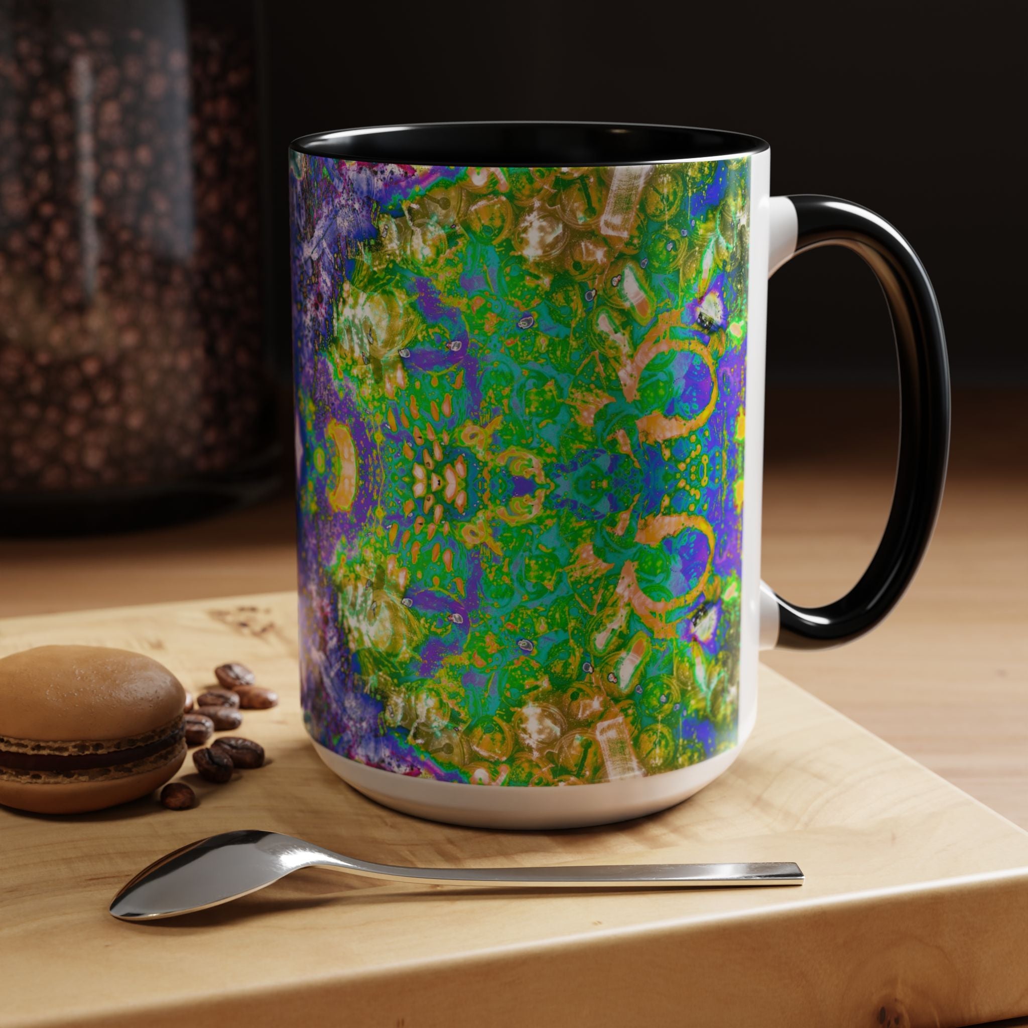 Intergalactic Infinity Coffee Mug — Colorful Psychedelic Art 11/15oz