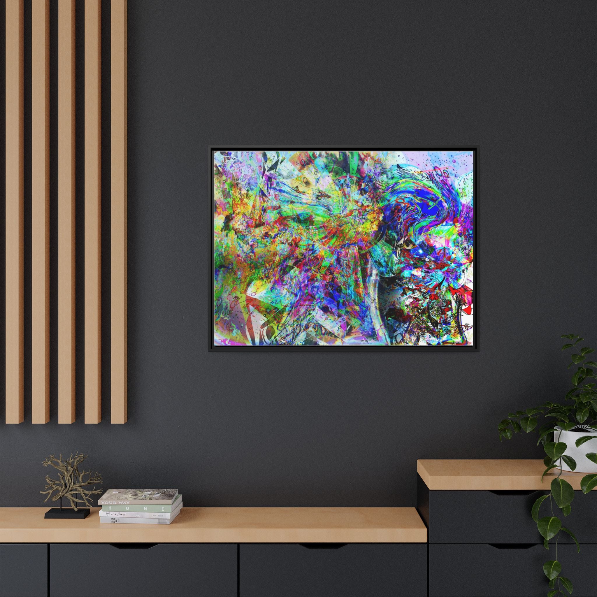 Barfing Beautifully Matte Canvas Print (Framed)