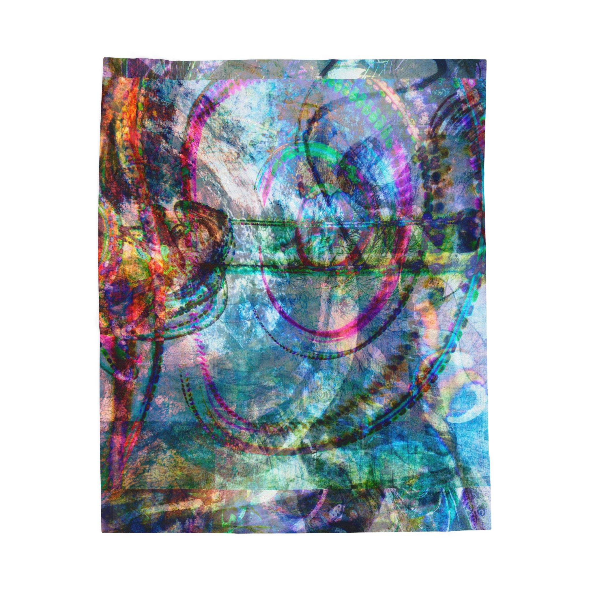 Mega Millionz Plush Blanket — Soft Multicolor Art Throw