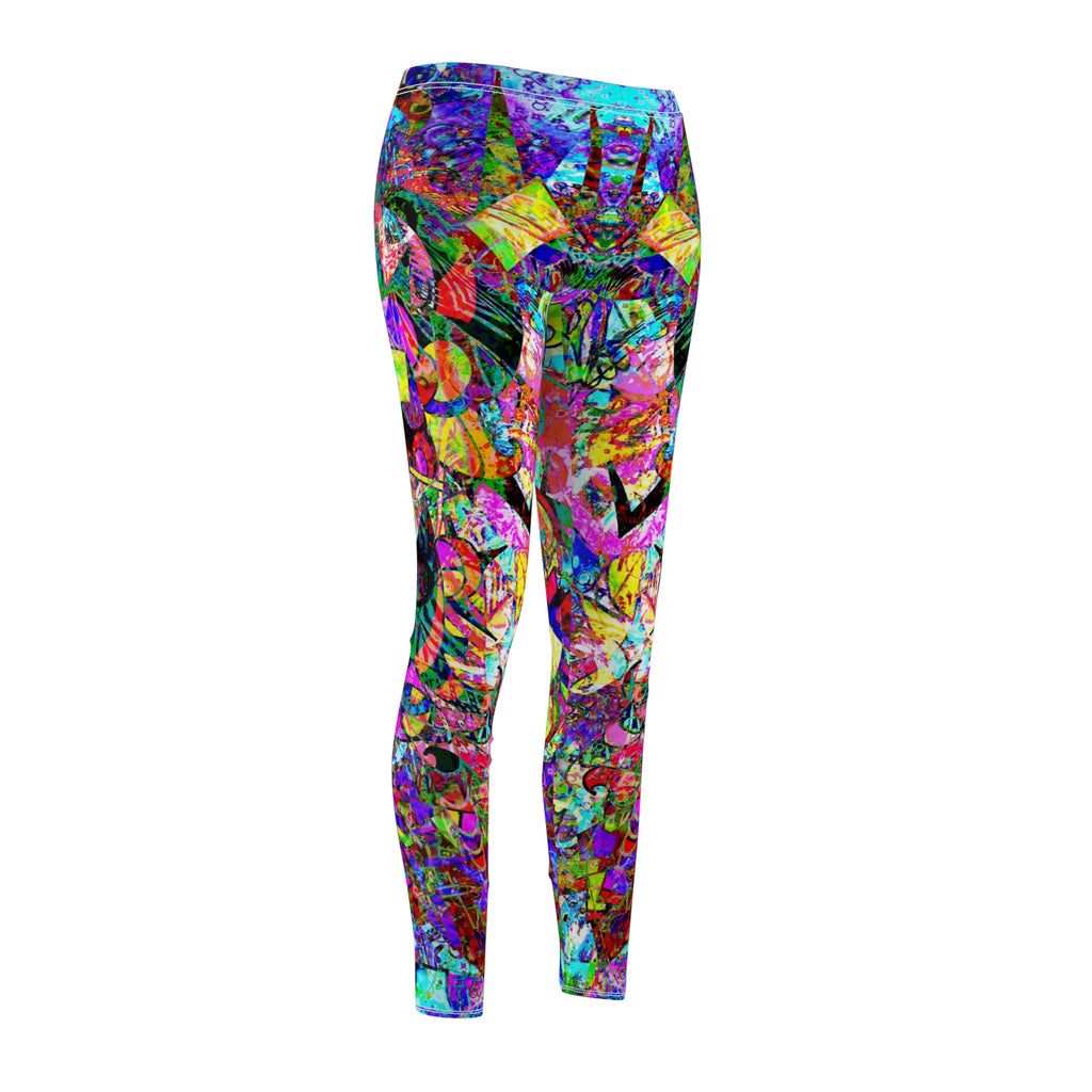 Love Monster Leggings — Colorful Geometric Yoga Tights