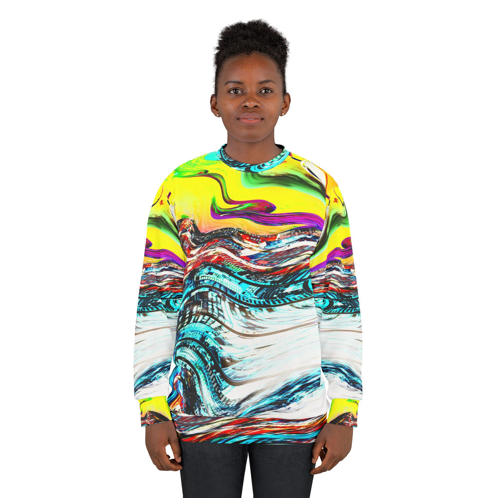Slip And Slide Unisex Sweatshirt (AOP)