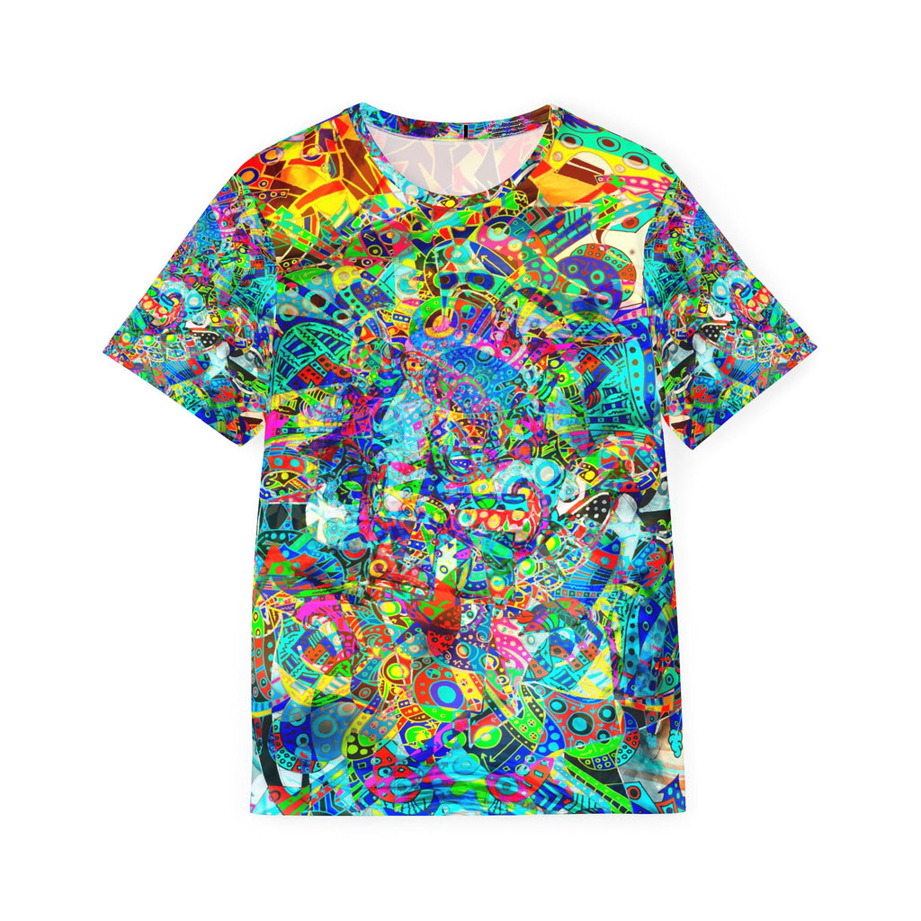 HYPERDIMENSIONAL SURFER - Psychedelic Abstract All-Over Print Sports Jersey