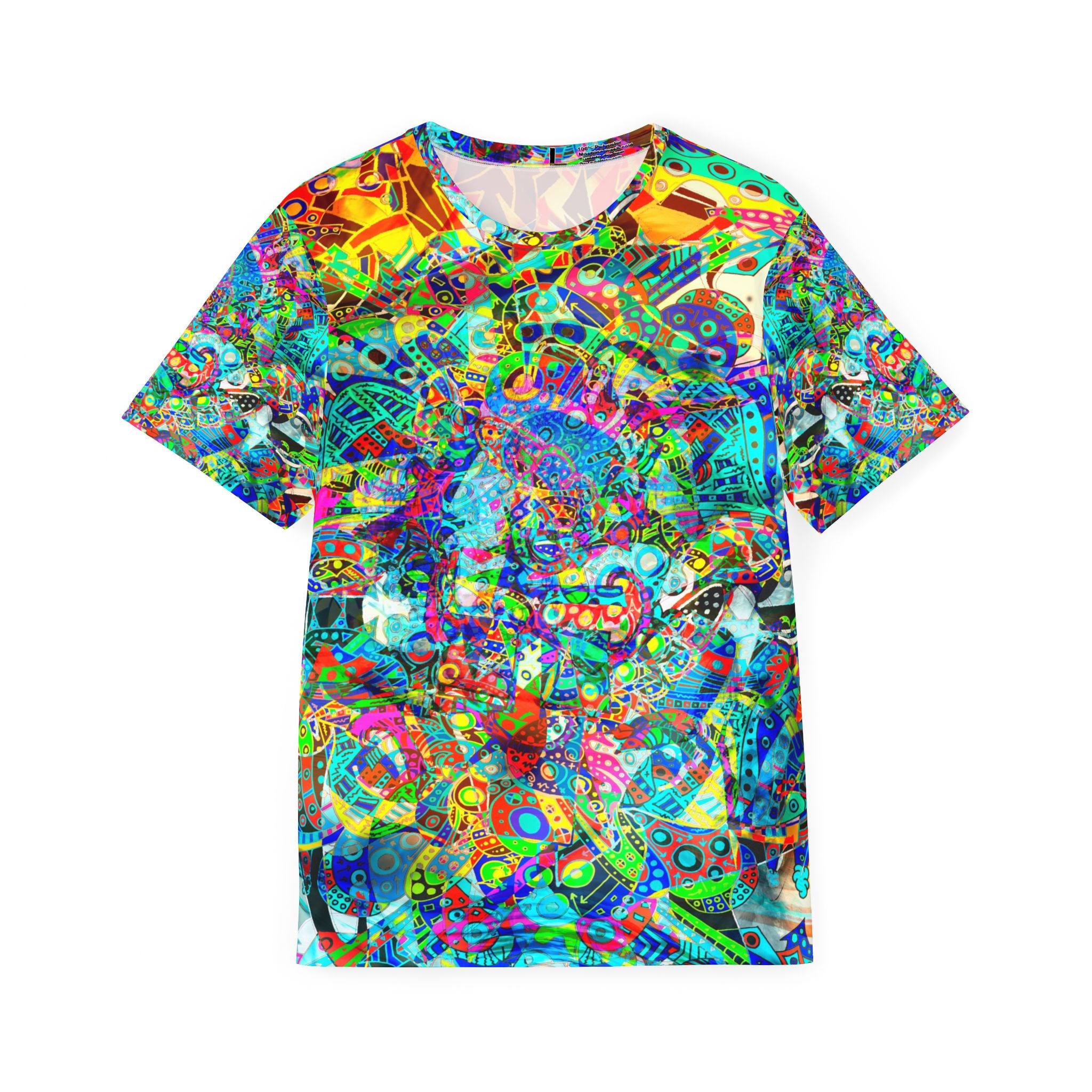 HYPERDIMENSIONAL SURFER - Psychedelic Abstract All-Over Print Sports Jersey