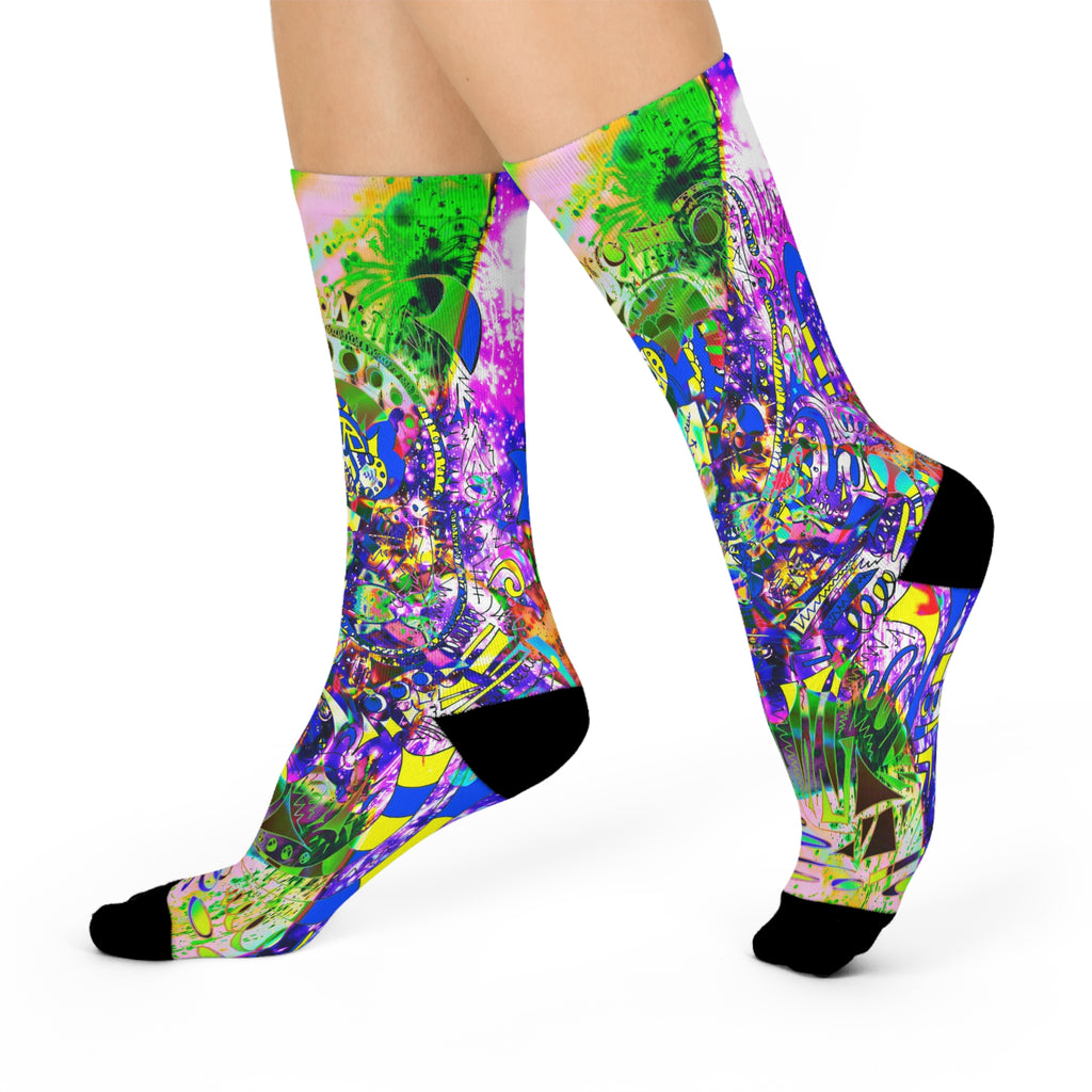 Alien Darkness 9 Cushioned Crew Socks