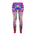 Arashaya - Psychedelic Tie-Dye Women’s Leggings — Vibrant All-Over Print Yoga & Casual Wear
