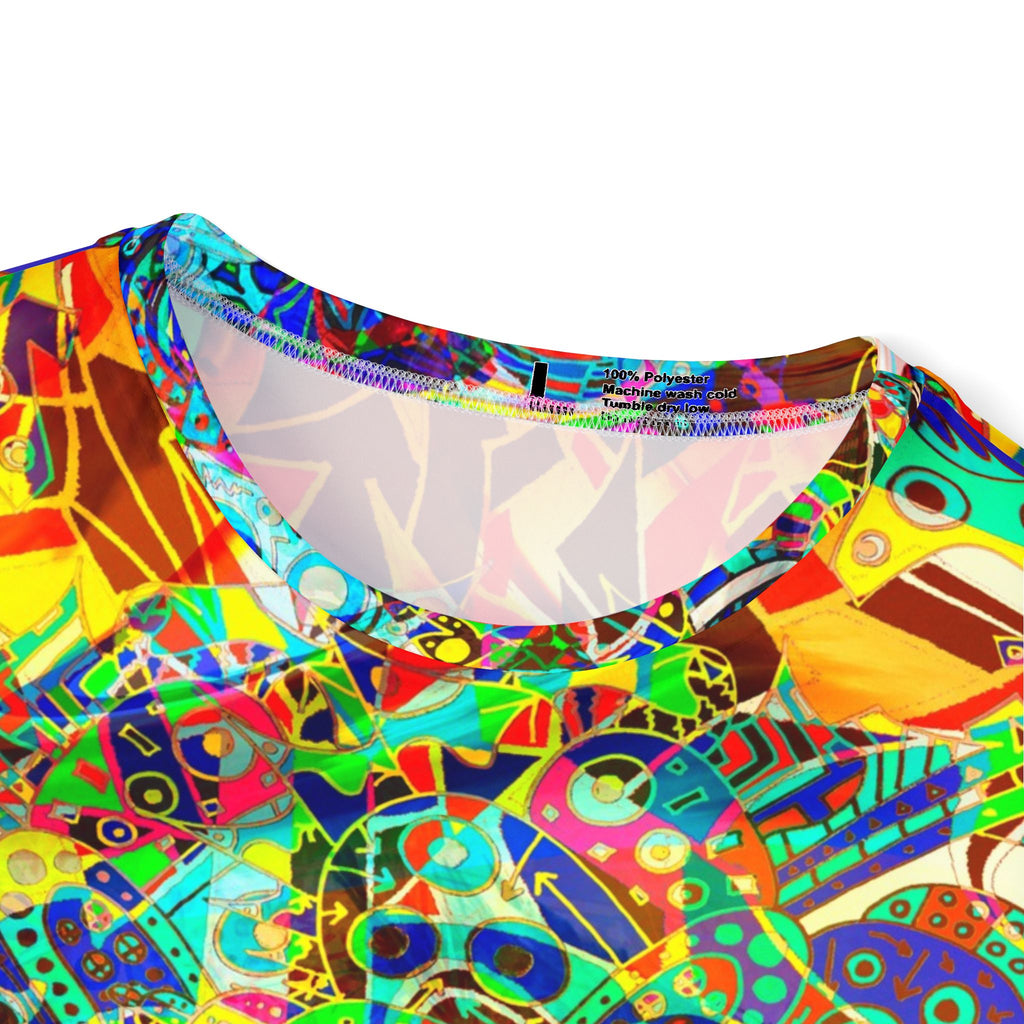 HYPERDIMENSIONAL SURFER - Psychedelic Abstract All-Over Print Sports Jersey