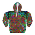 Neon Alien Blacklight Jungle Hoodie – Vibrant All-Over Print Pullover