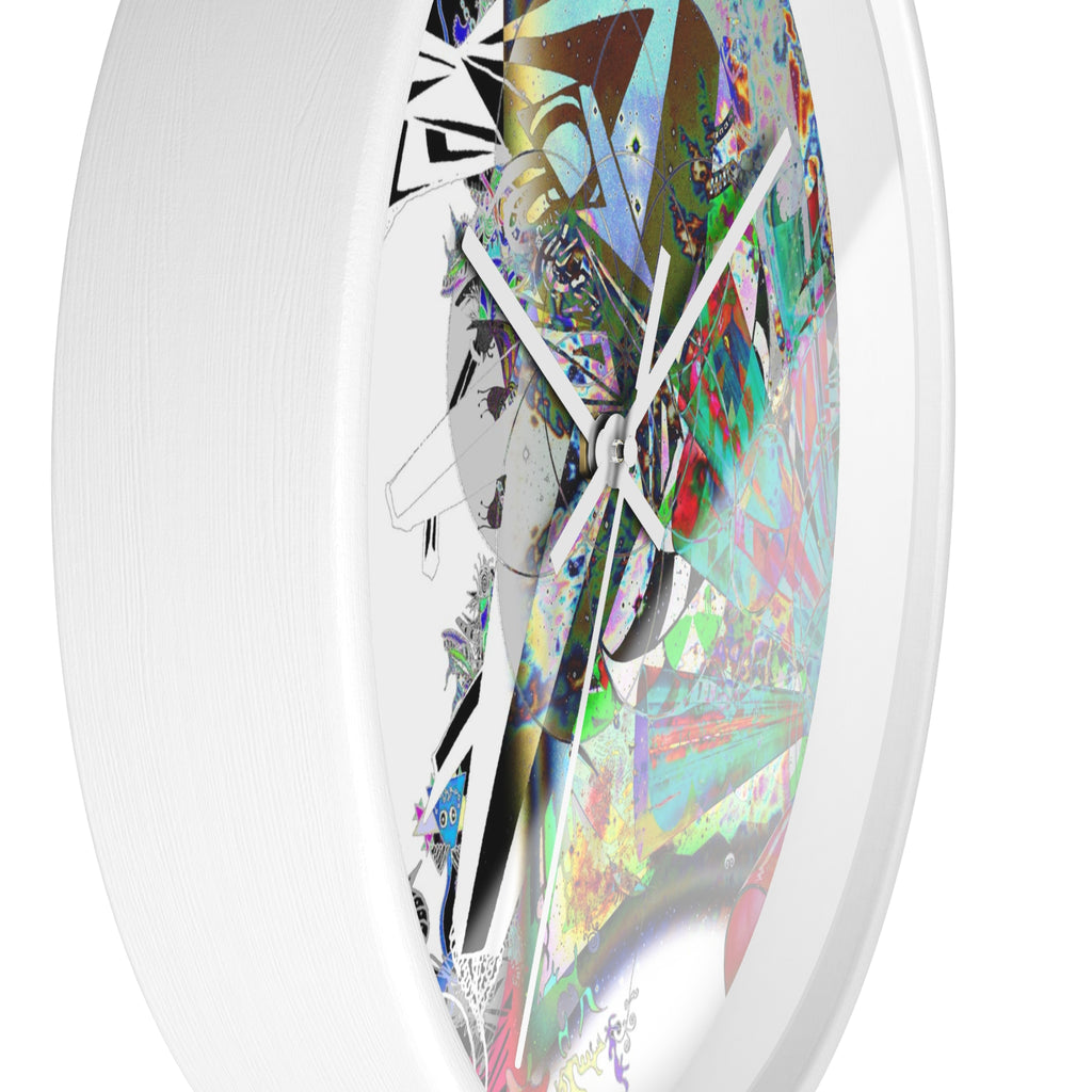 Spin Art Wall Clock