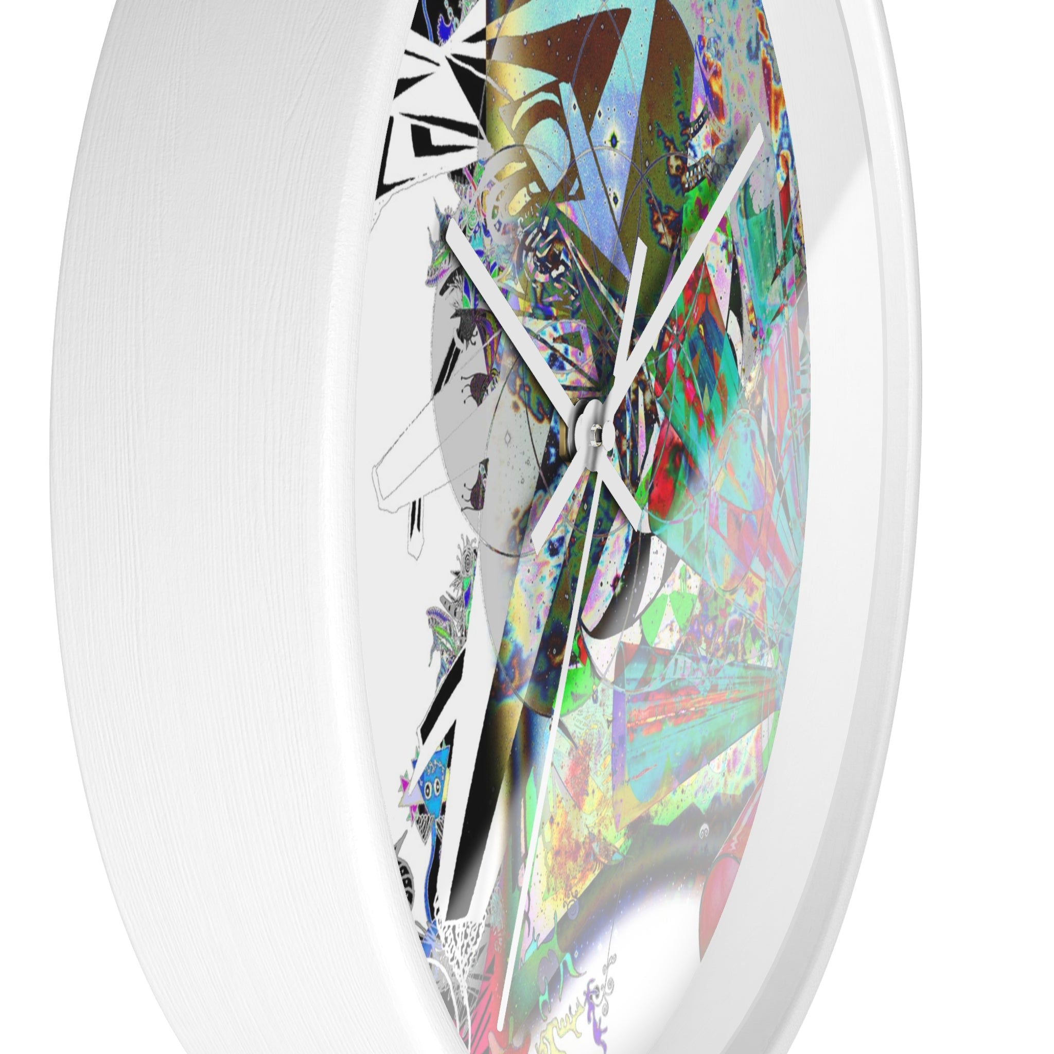 Spin Art Wall Clock