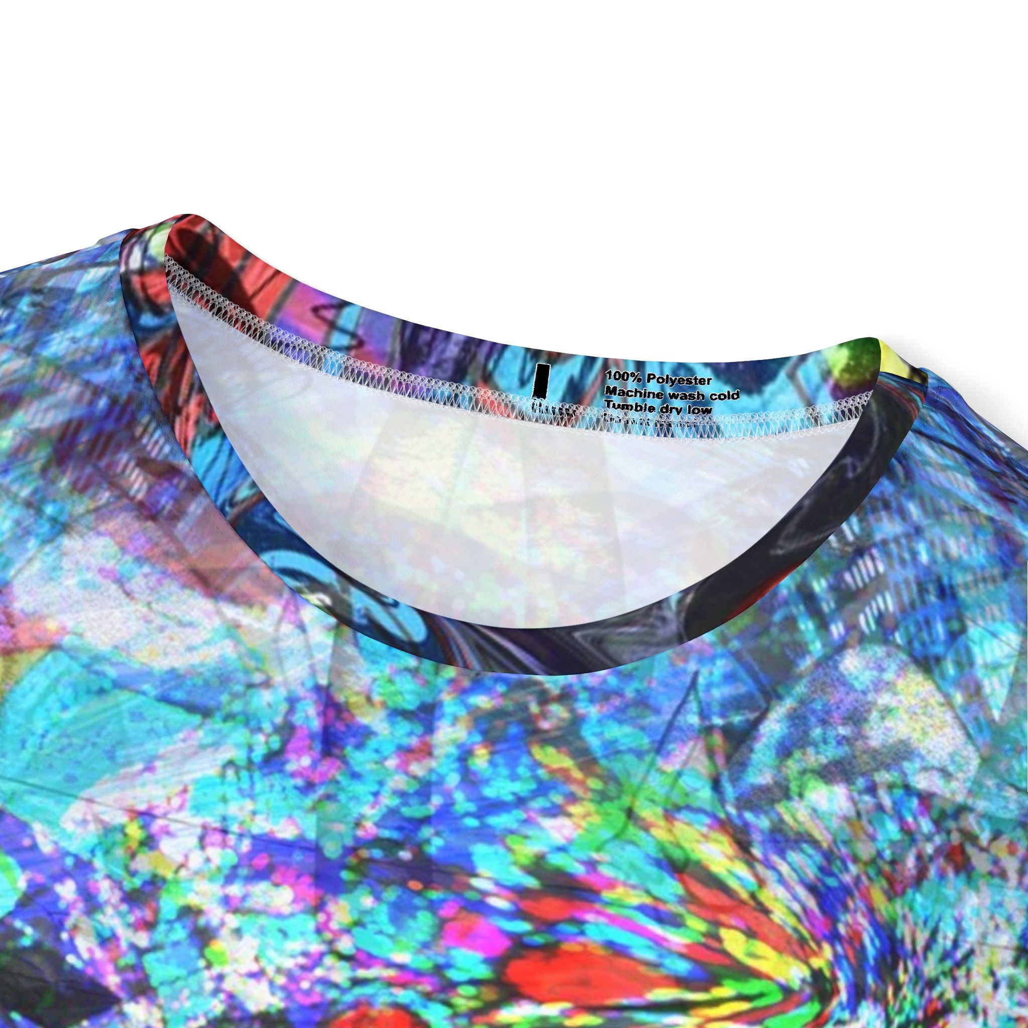Now You're Stuck 44 - Abstract Neon Graffiti Sports Jersey — Men's All-Over Print