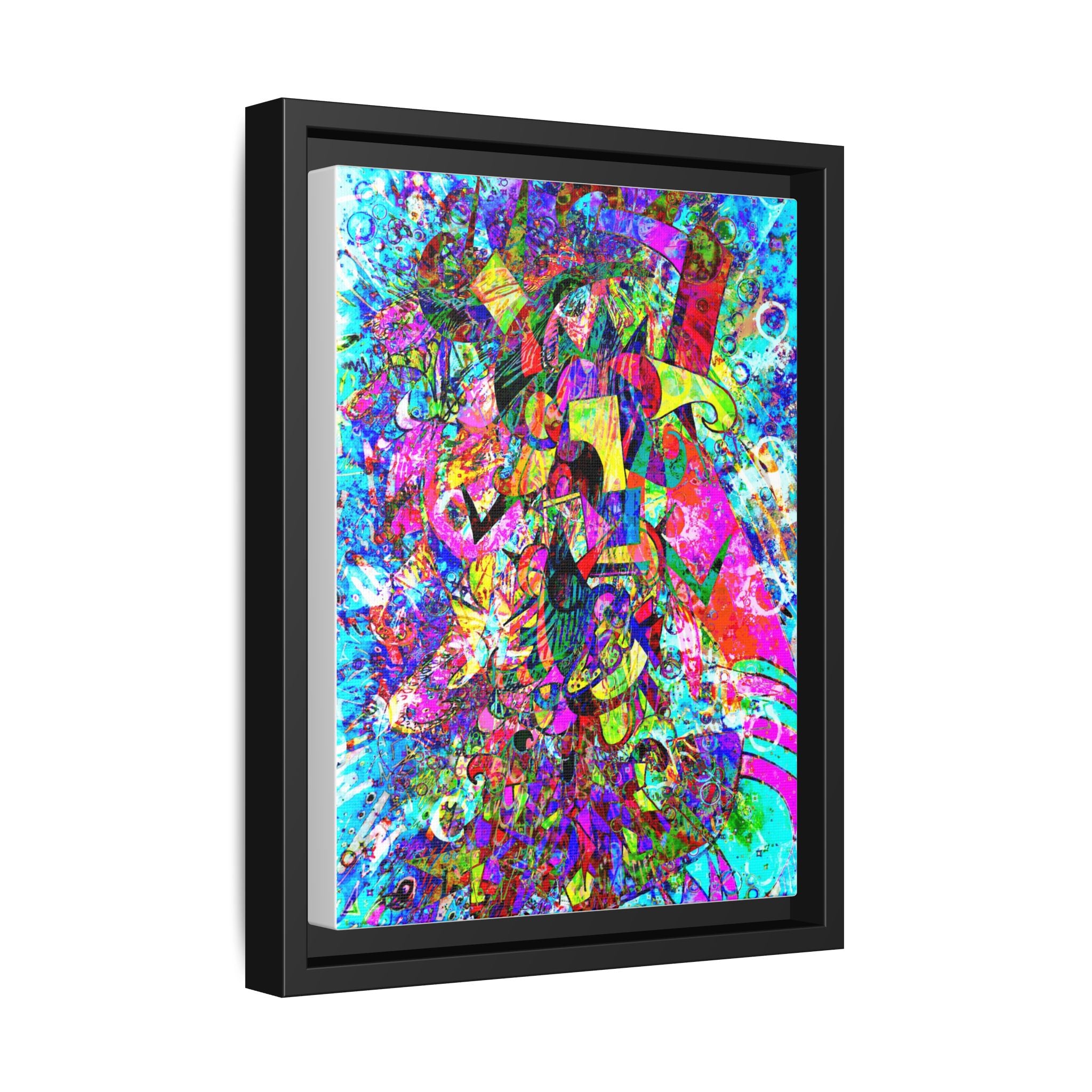 Love Monster Matte Canvas, Framed (Multi-color)