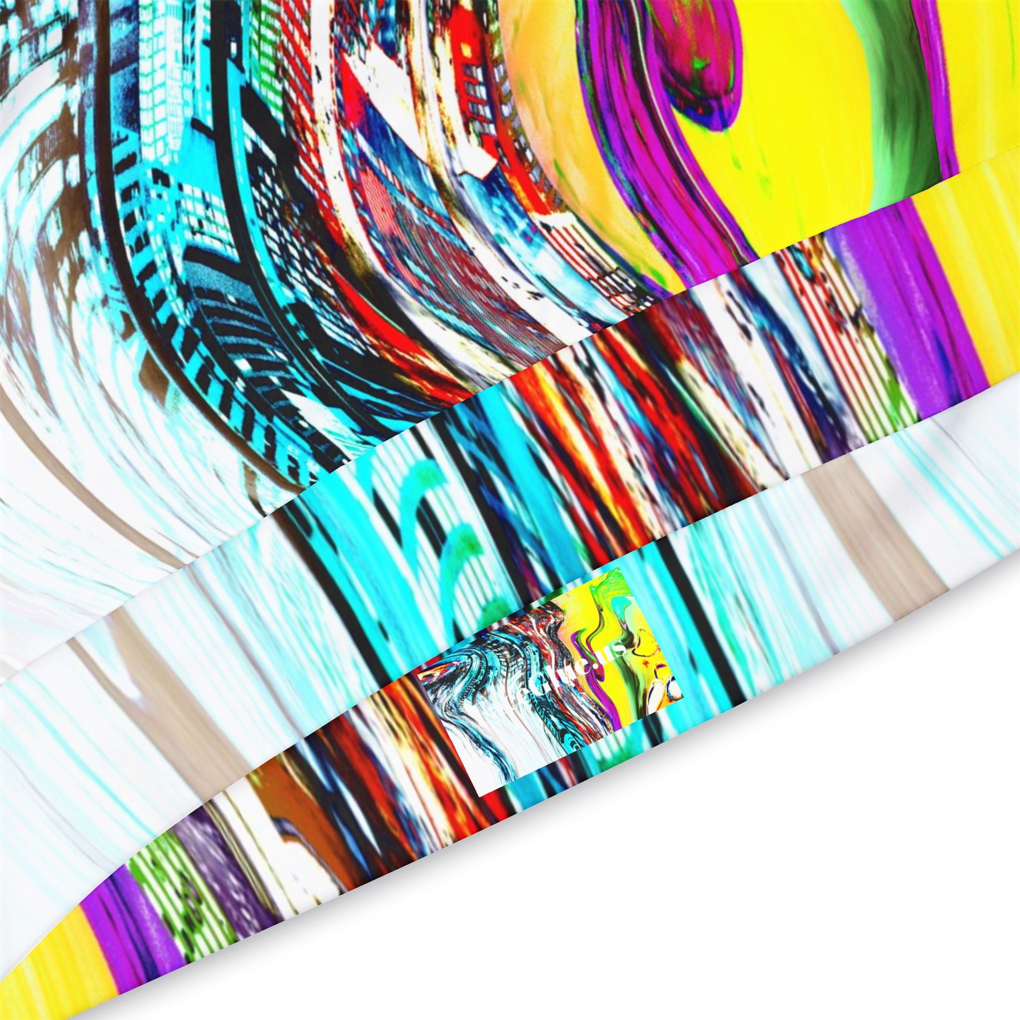 Slip And Slide Athletic Hoodie - Vibrant All-Over-Print Pullover