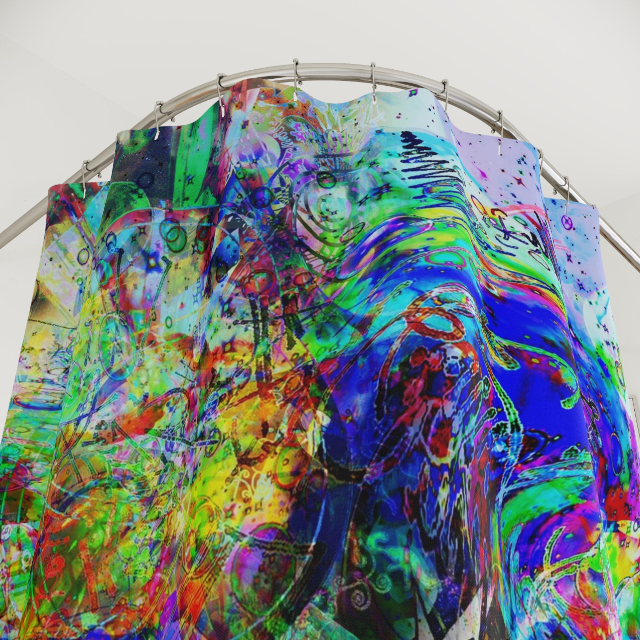 Barfing Beautifully Shower Curtain