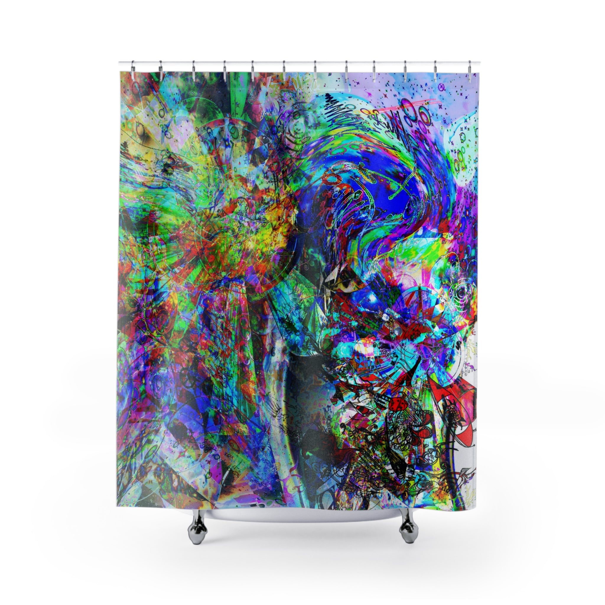 Barfing Beautifully Shower Curtain