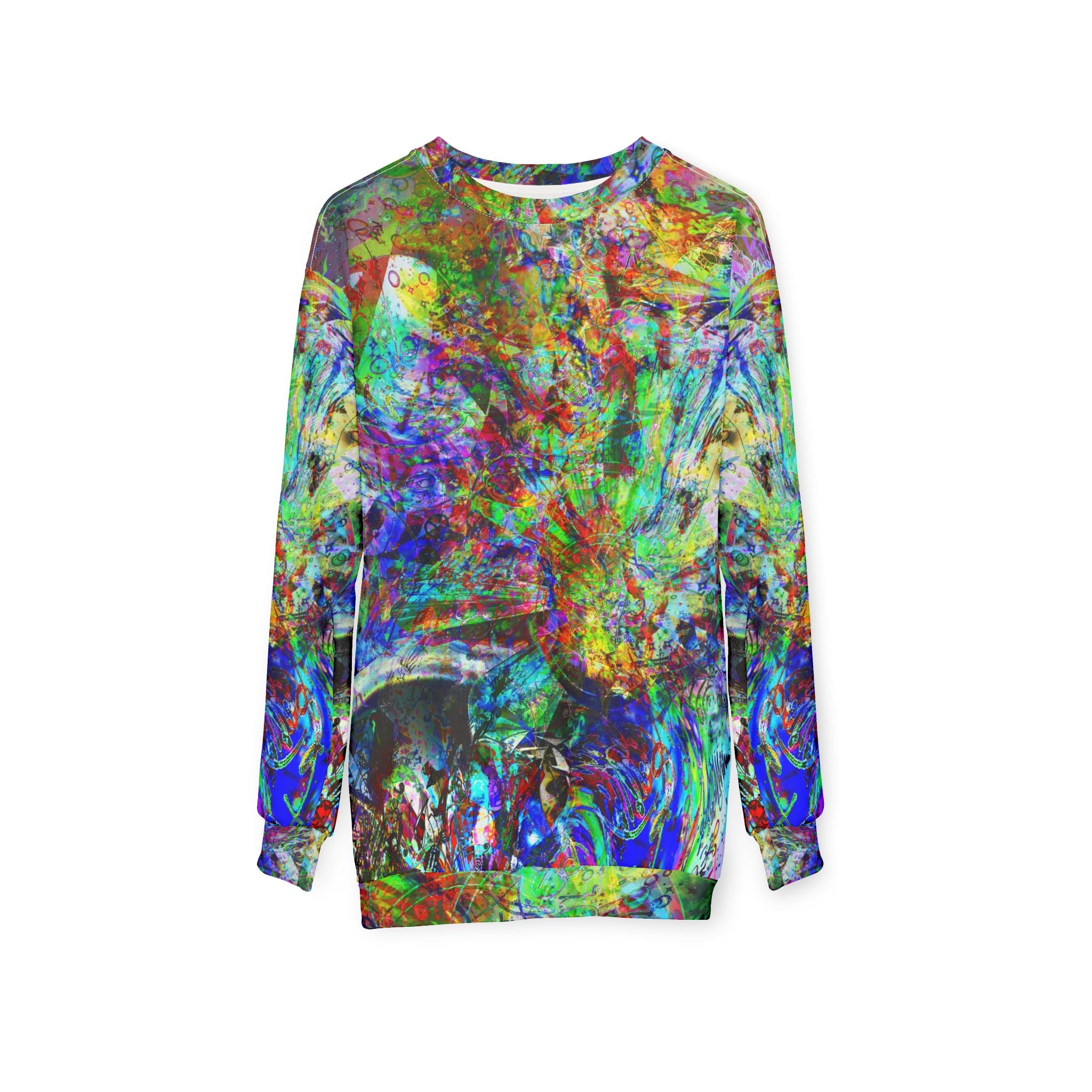 Barfing Beautifully - Abstract Color Splash Sweatshirt
