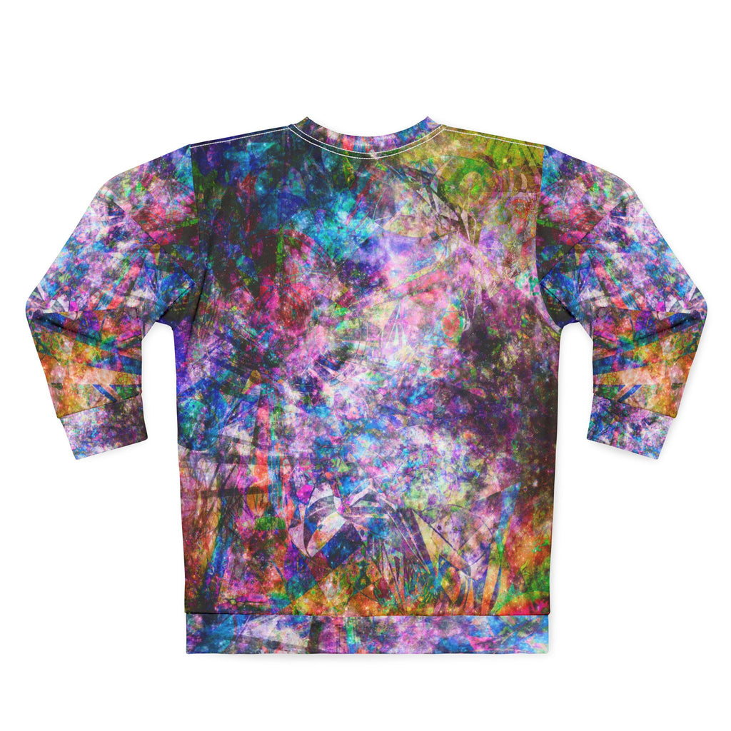 Space Shower 2 - Galaxy Tie-Dye Sweatshirt — Colorful Abstract All-Over Print