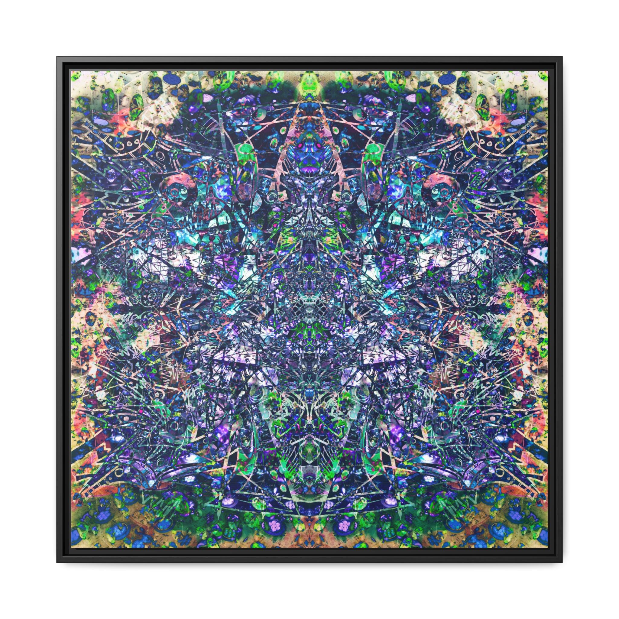 KAWABONGA Matte Canvas, Framed (Multi-color)