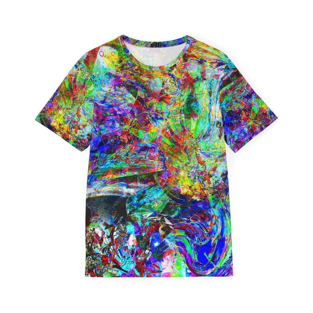 Barfing Beautifully - Abstract Neon Splash Men's Sports Jersey