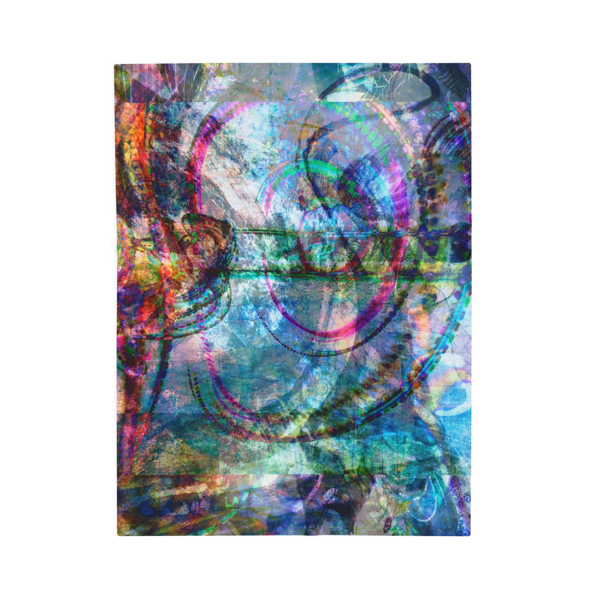 Mega Millionz Plush Blanket — Soft Multicolor Art Throw