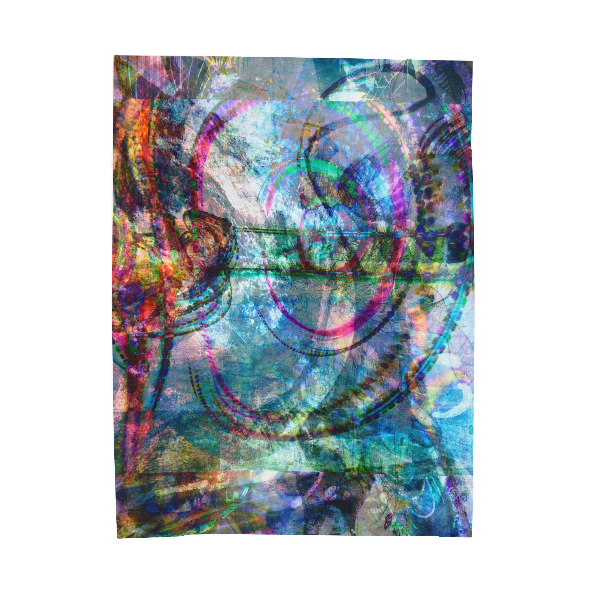 Mega Millionz Plush Blanket — Soft Multicolor Art Throw