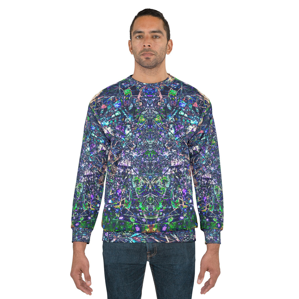 KAWABONGA Kaleidoscope Forest All-Over Print Sweatshirt
