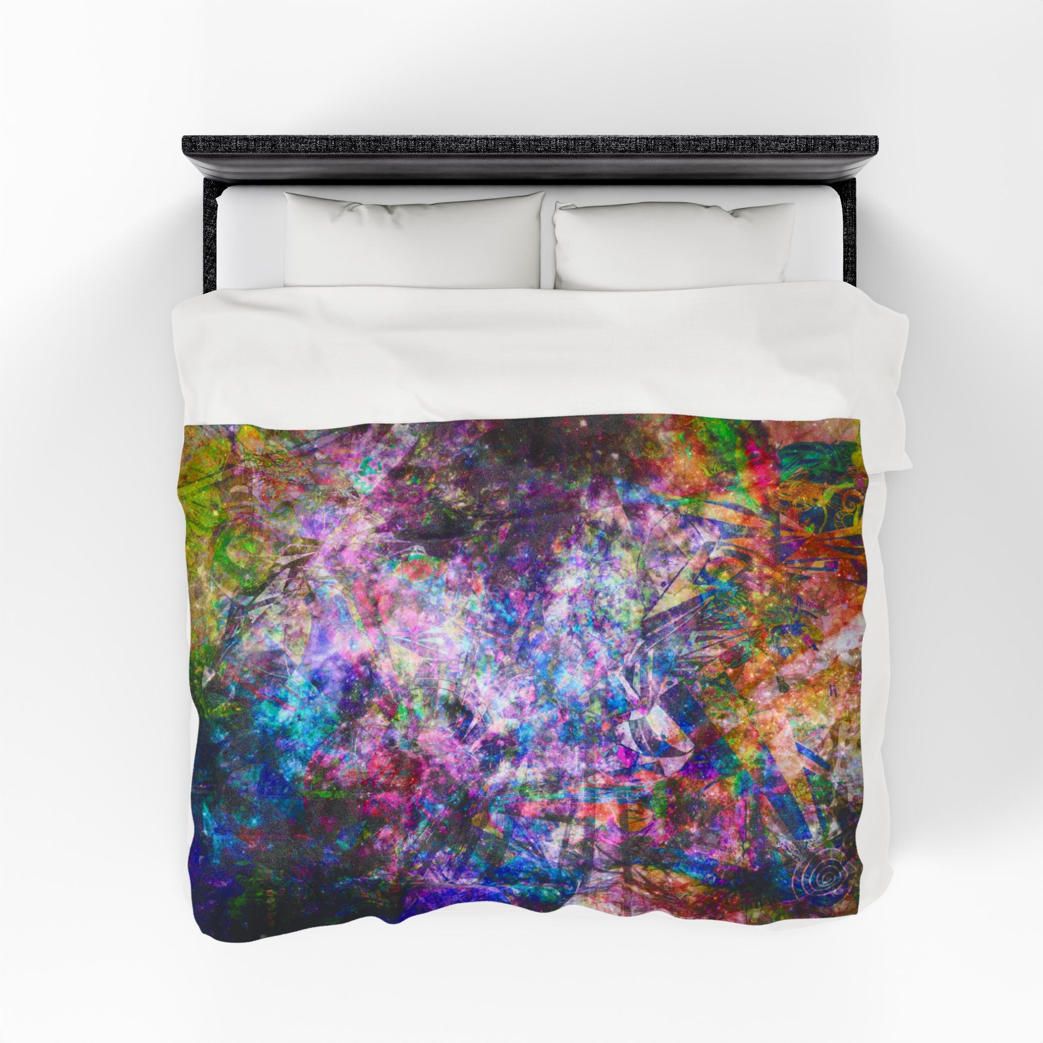 Space Shower 2 Plush Blanket