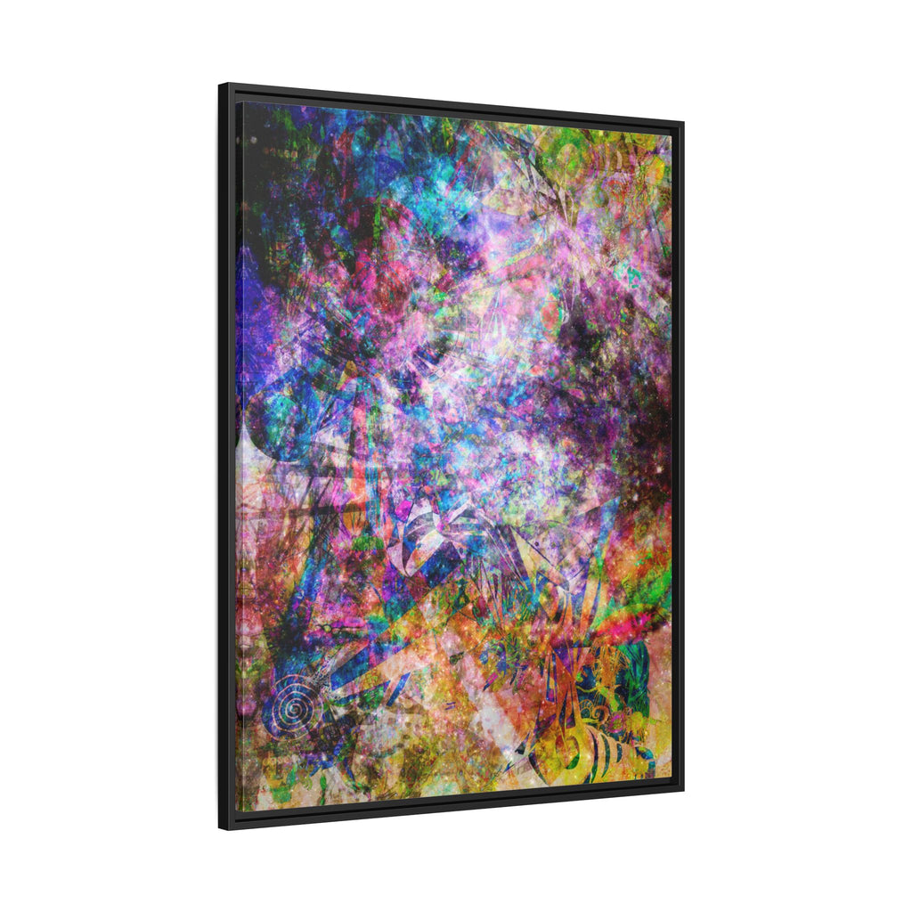 Space Shower 2 Canvas Art – Vibrant Textured Wall Décor