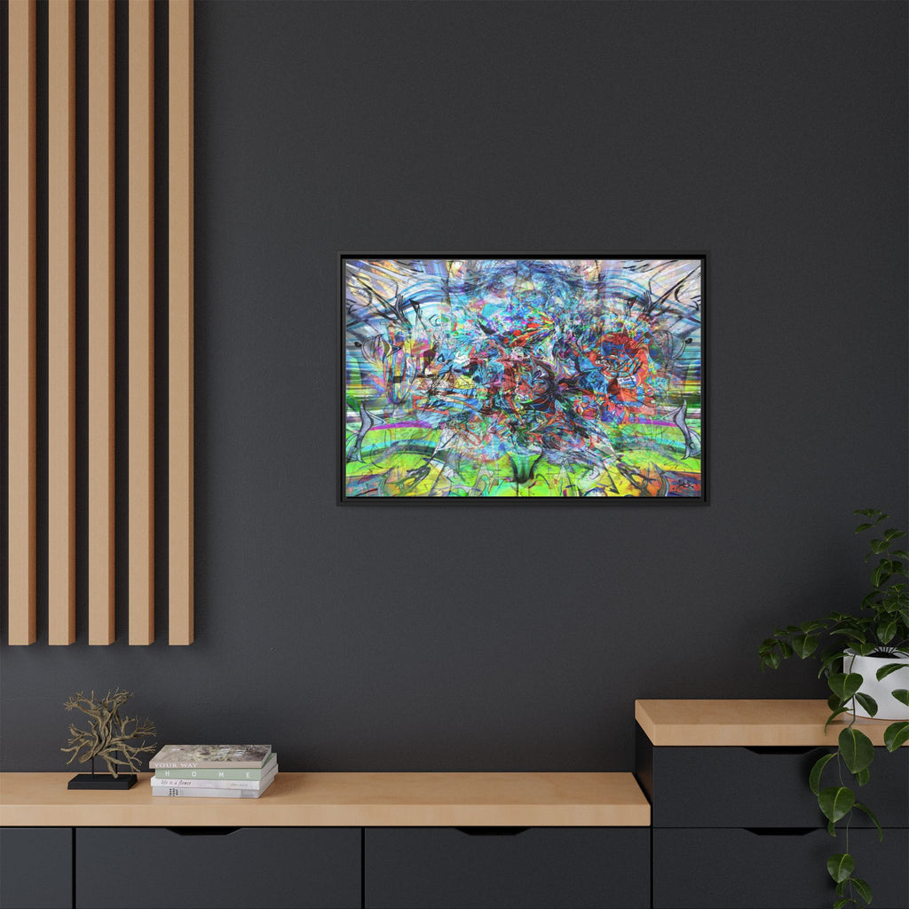 Now You're Stuck 44 Canvas Print — Framed Matte Wall Art