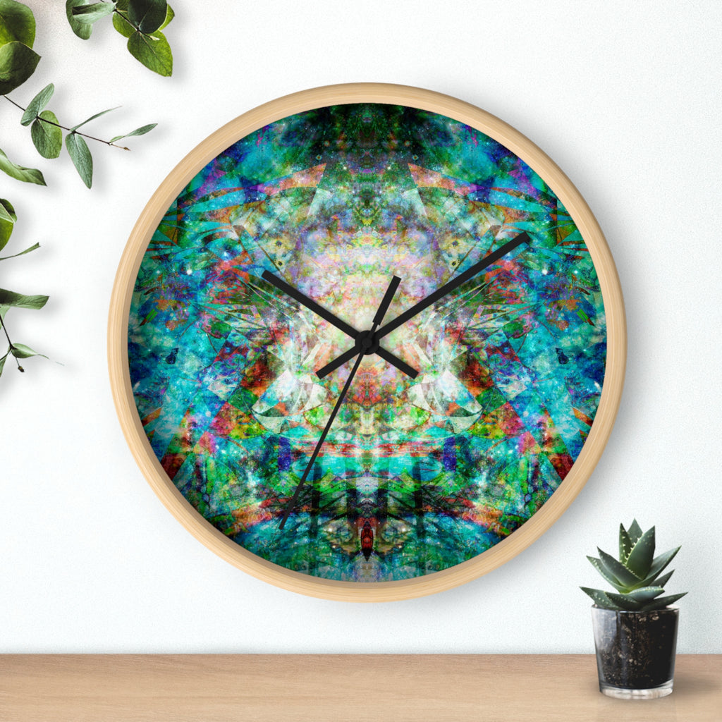 Face Glue Galaxy Hyperdimensional Pin Ball Wall Clock