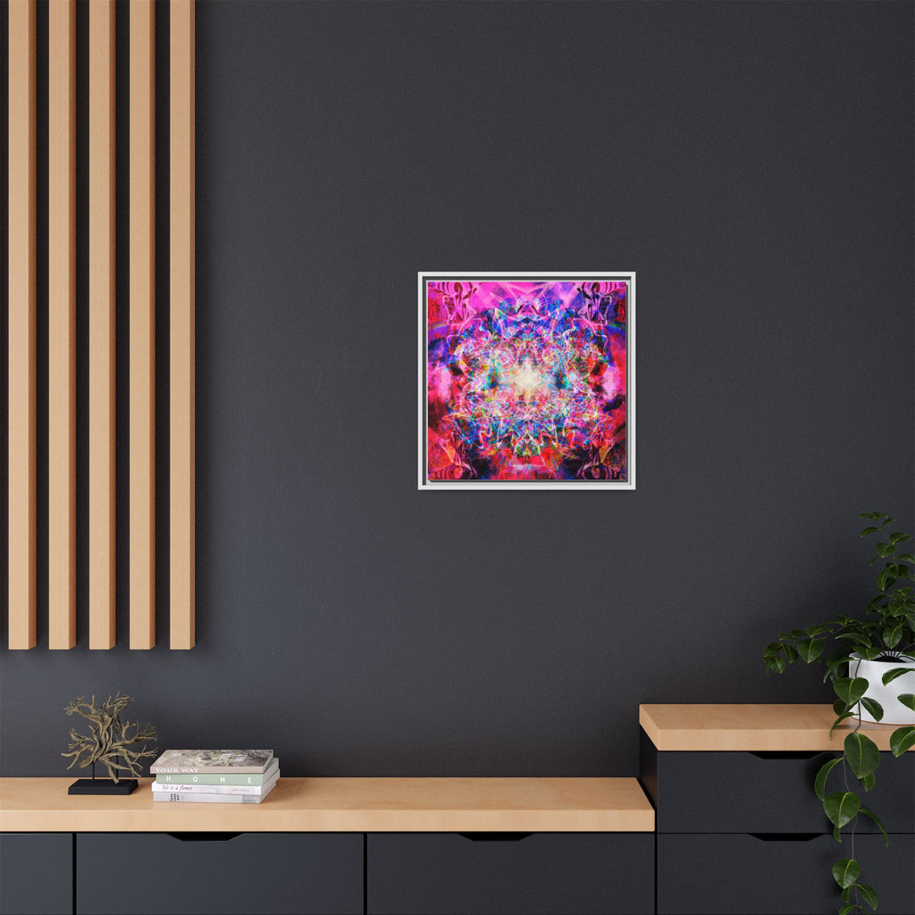 Arashaya Framed Canvas — Vibrant Psychedelic Wall Art