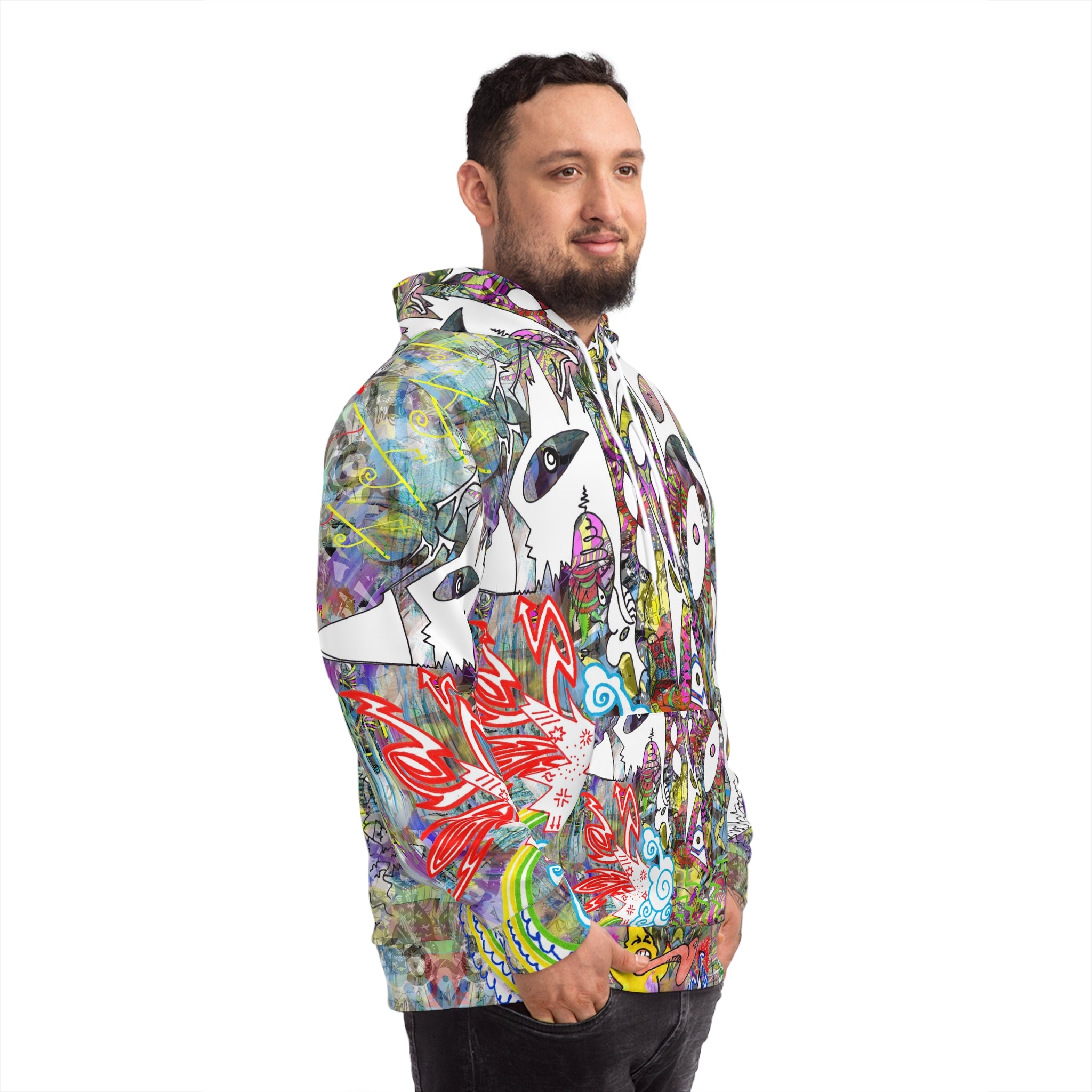 We Were Made To Love (Collaboration with Blair Jones) — All-Over Print Graffiti Art Hoodie — Vibrant Streetwear Pullover