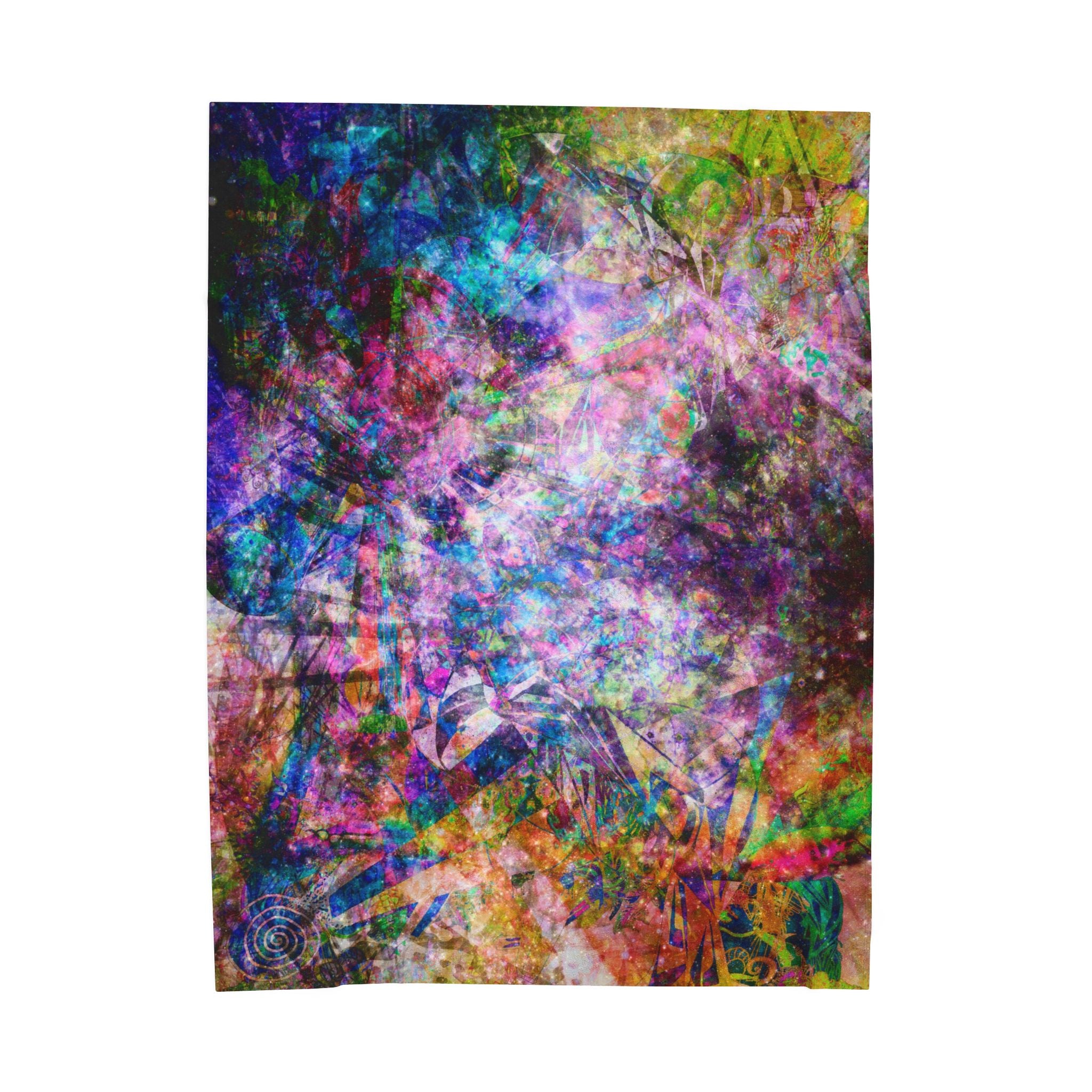 Space Shower 2 Plush Blanket