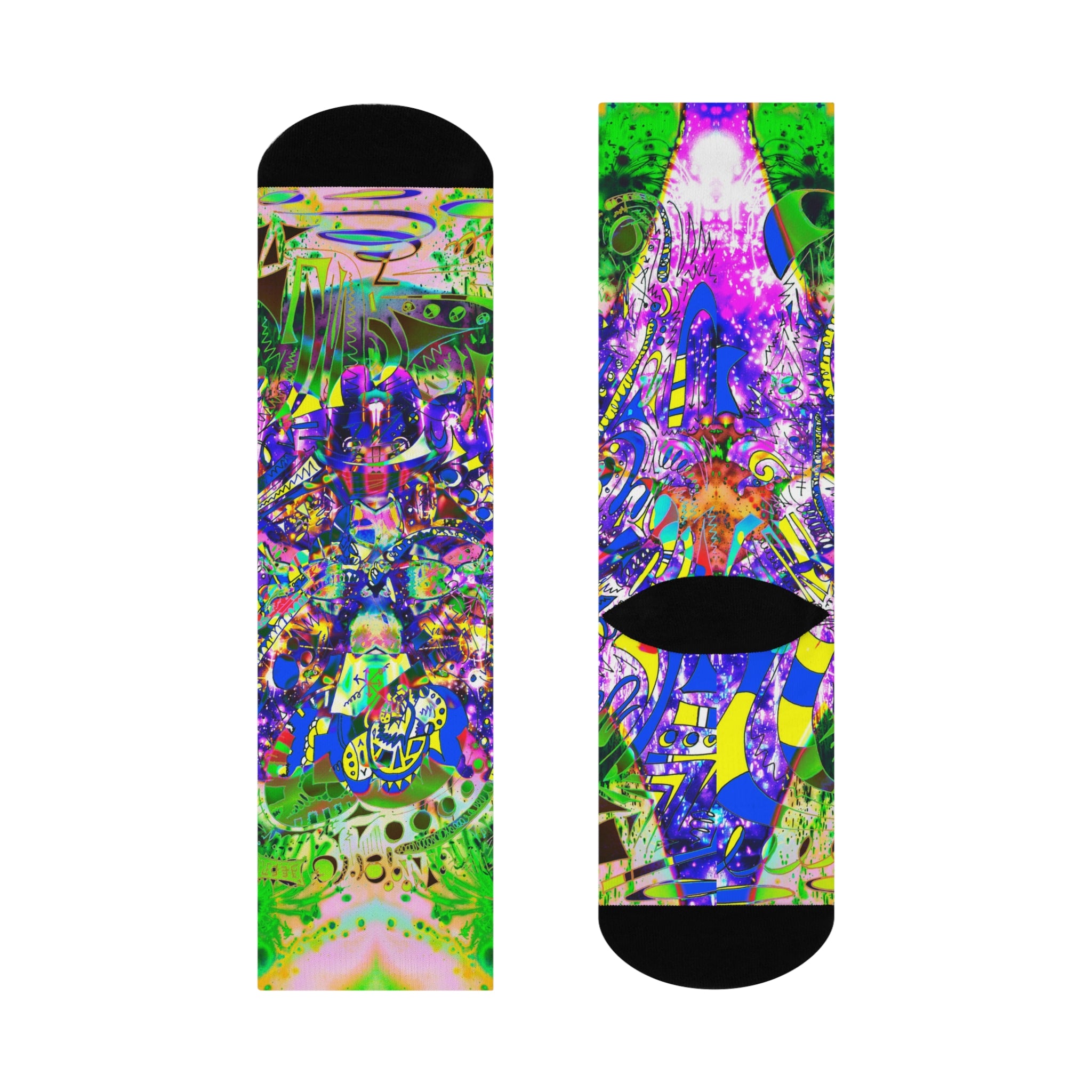 Alien Darkness 9 Cushioned Crew Socks