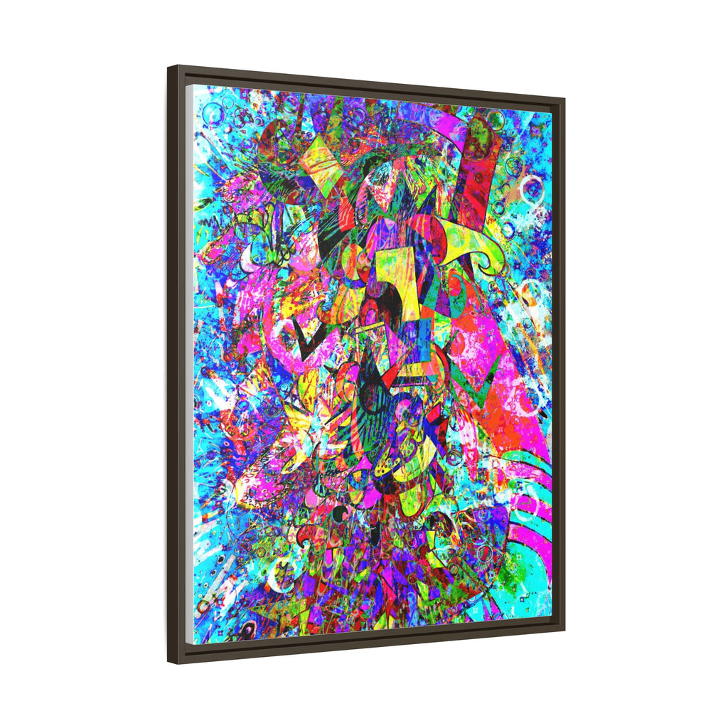 Love Monster Matte Canvas, Framed (Multi-color)