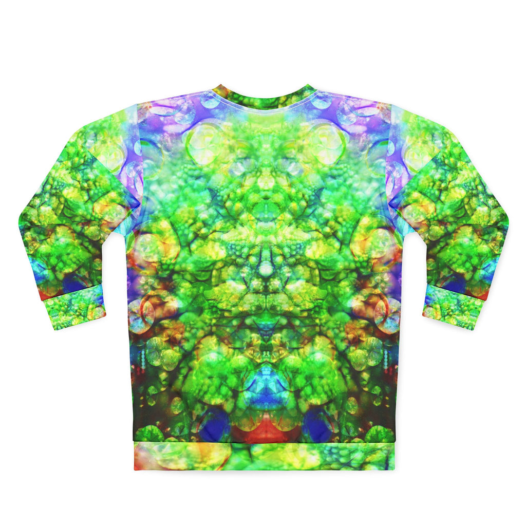 BASS IMMORTAL 30 - Psychedelic Green Kaleidoscope Sweatshirt