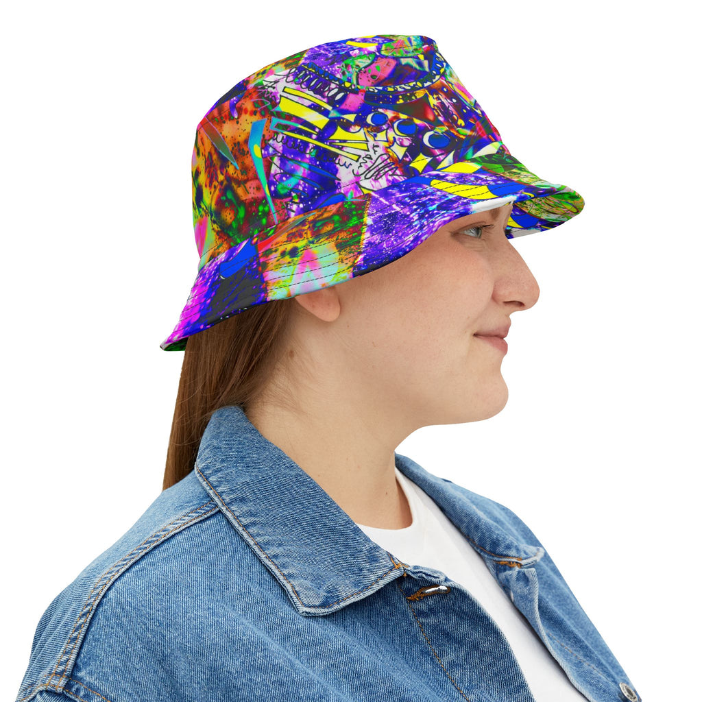Alien Darkness 9 Bucket Hat — All-Over Print Festival Hat