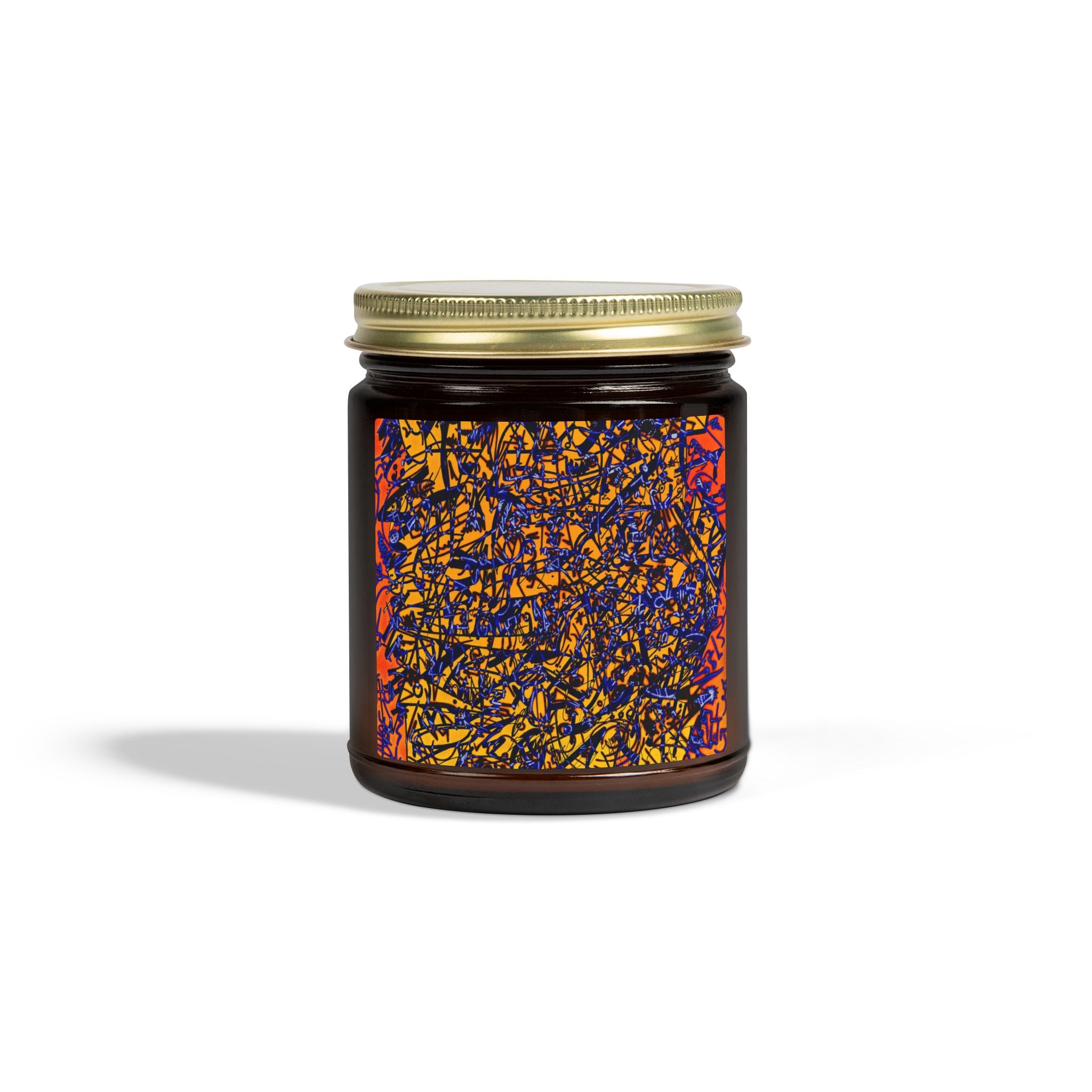 The Real Time Is Now 2015 - Coconut Apricot Scented Candle — Small Glass Jar (4oz/9oz)