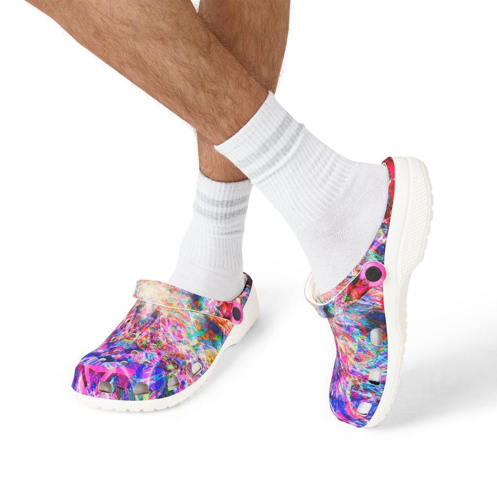 Arashaya - Colorful Confetti EVA Foam Clogs — Lightweight Slip-On Garden Shoes