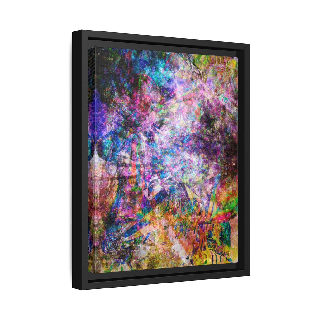 Space Shower 2 Canvas Art – Vibrant Textured Wall Décor