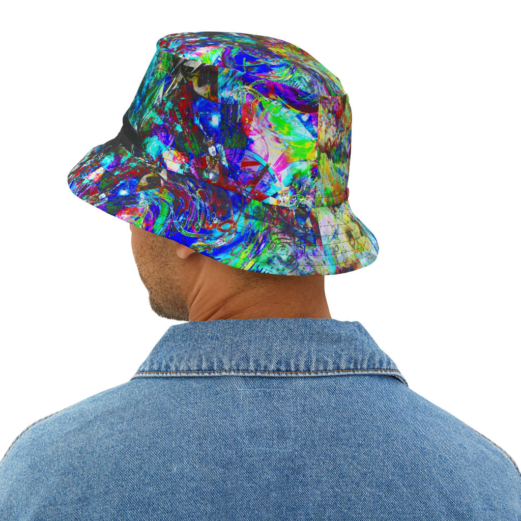 Barfing Beautifully Bucket Hat — Vibrant All-Over-Print Sun Hat