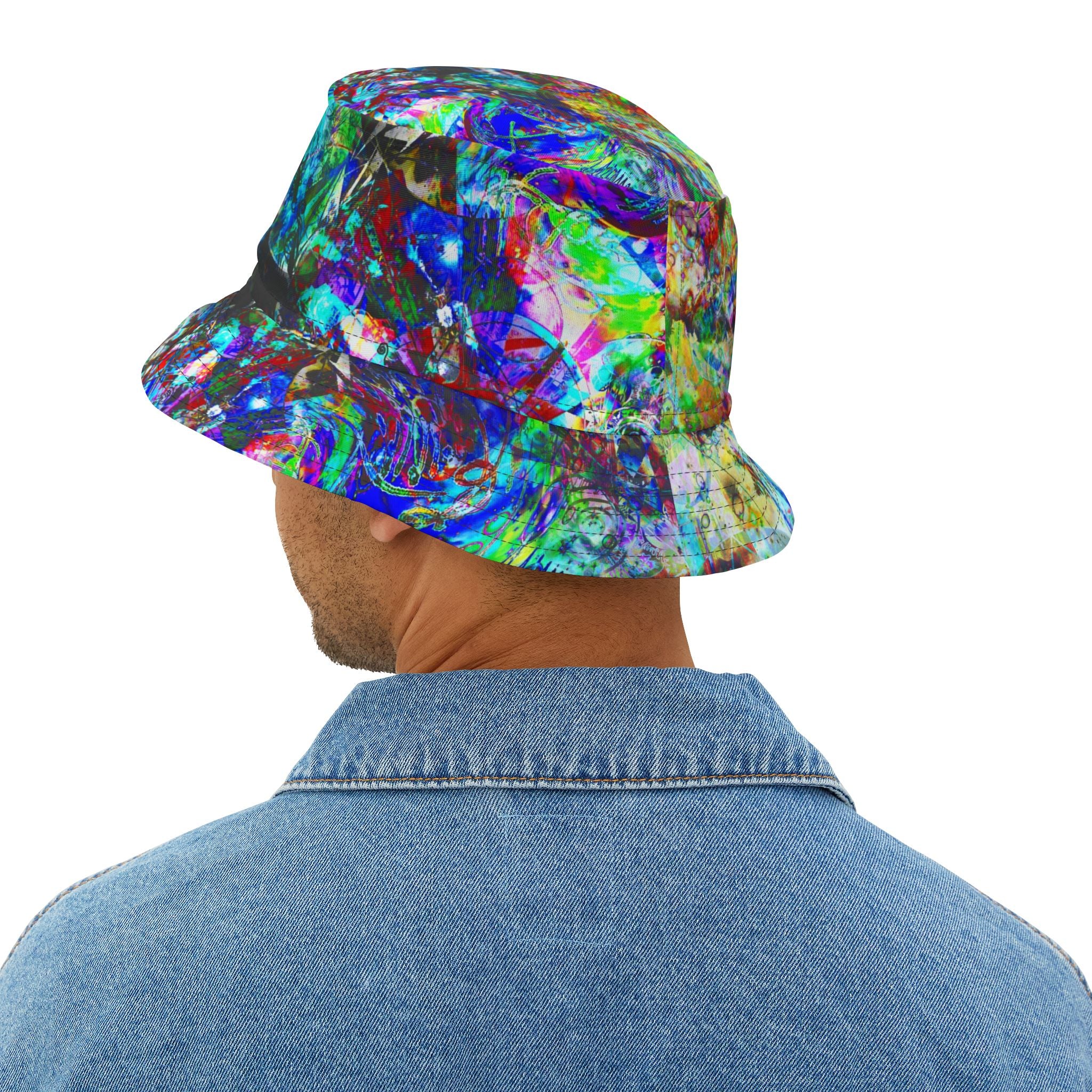 Barfing Beautifully Bucket Hat — Vibrant All-Over-Print Sun Hat