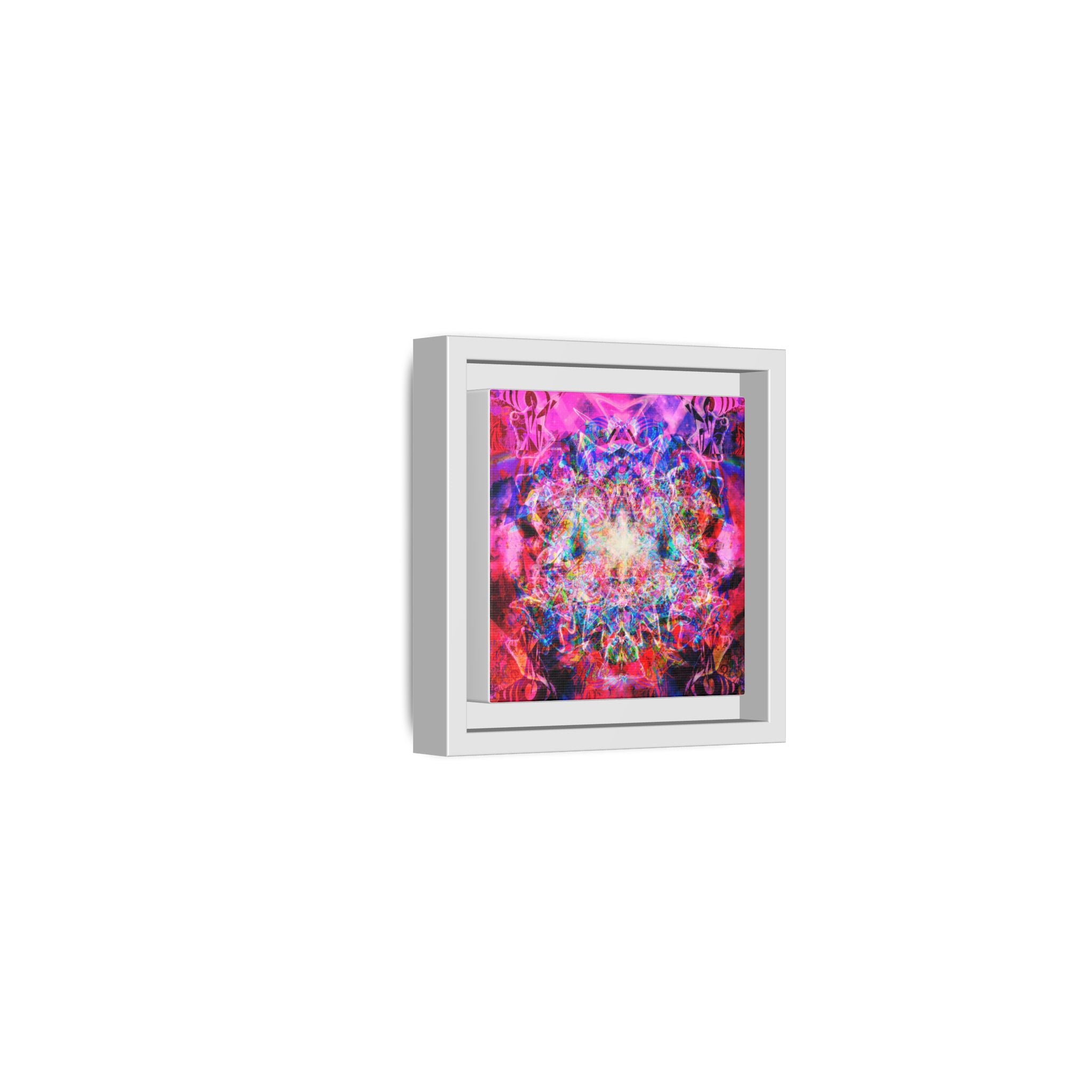 Arashaya Framed Canvas — Vibrant Psychedelic Wall Art