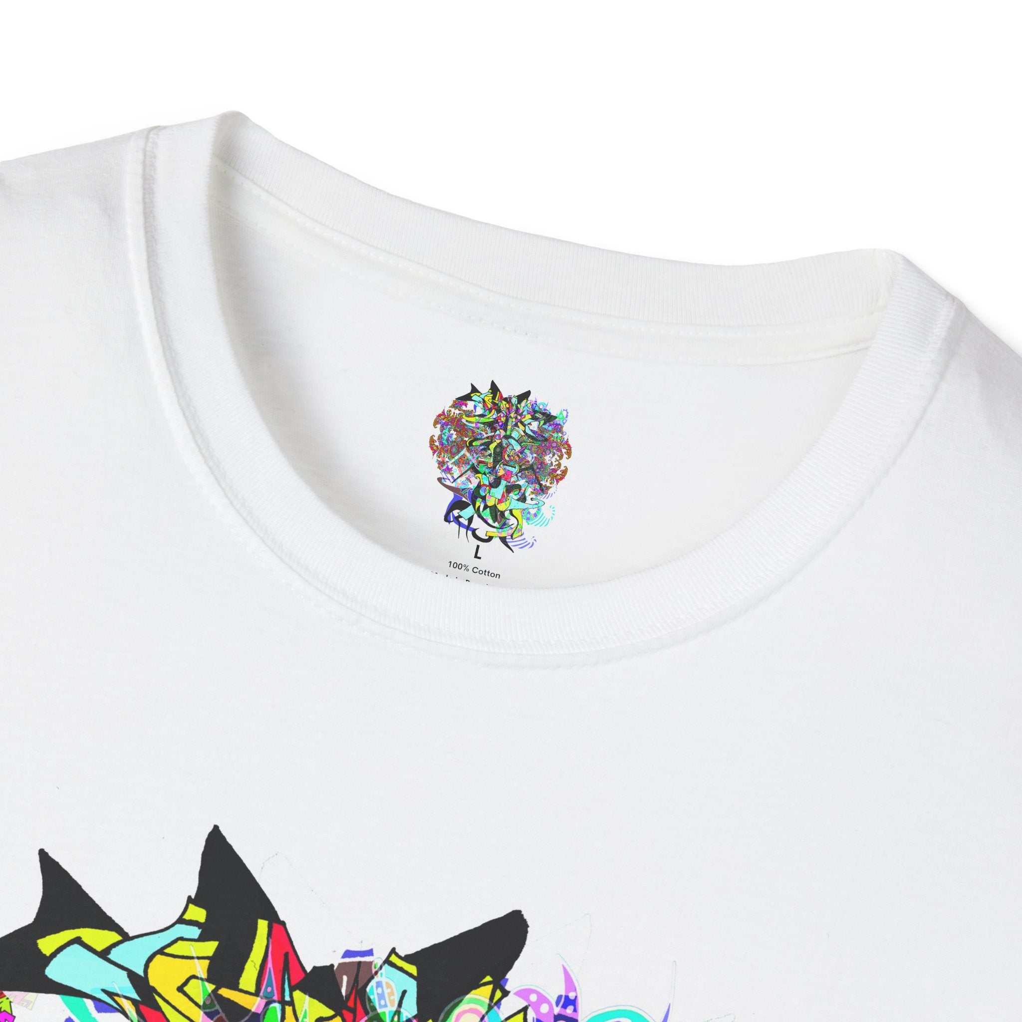 Hyperdimensional Wind 15 T-Shirt — Colorful Trippy Art Tee