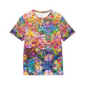 Dance Like There's No Tomorrow - Psychedelic All-Over-Print Sports Jersey — Vibrant Abstract Pattern for Festivals & Active Wear