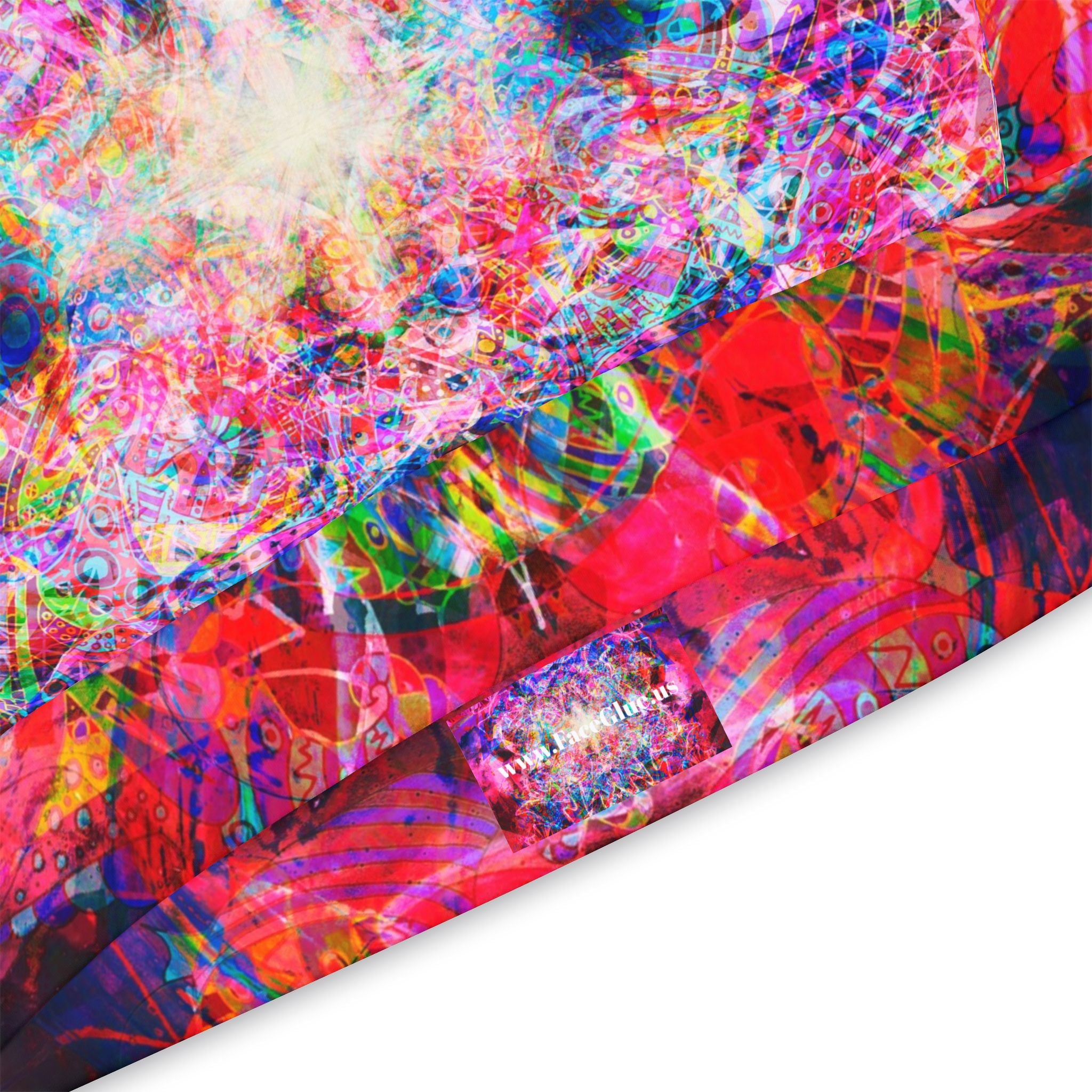 Arashaya Athletic Hoodie — All-Over Print - Vibrant Galaxy