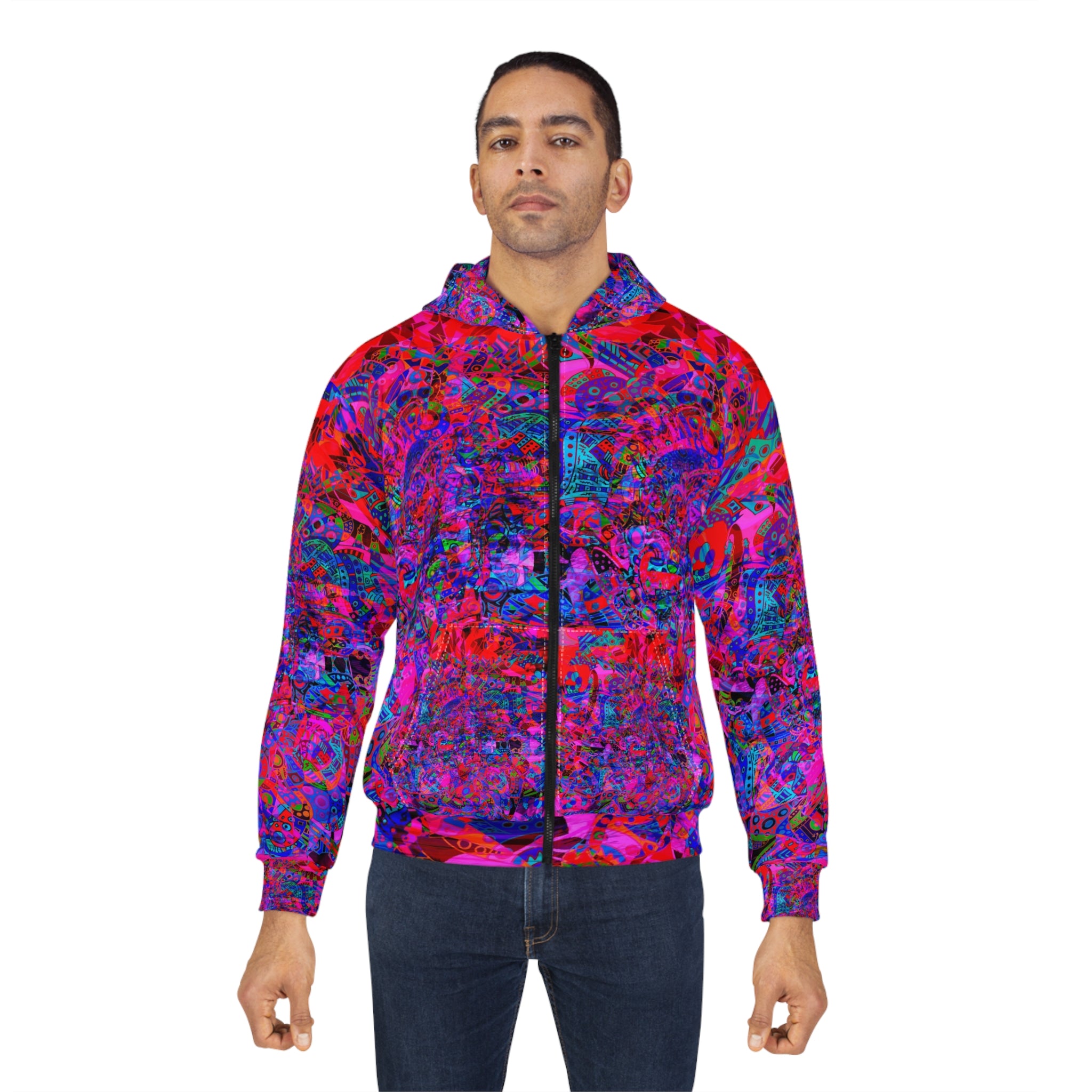 Portal Mush Unisex Zip Hoodie