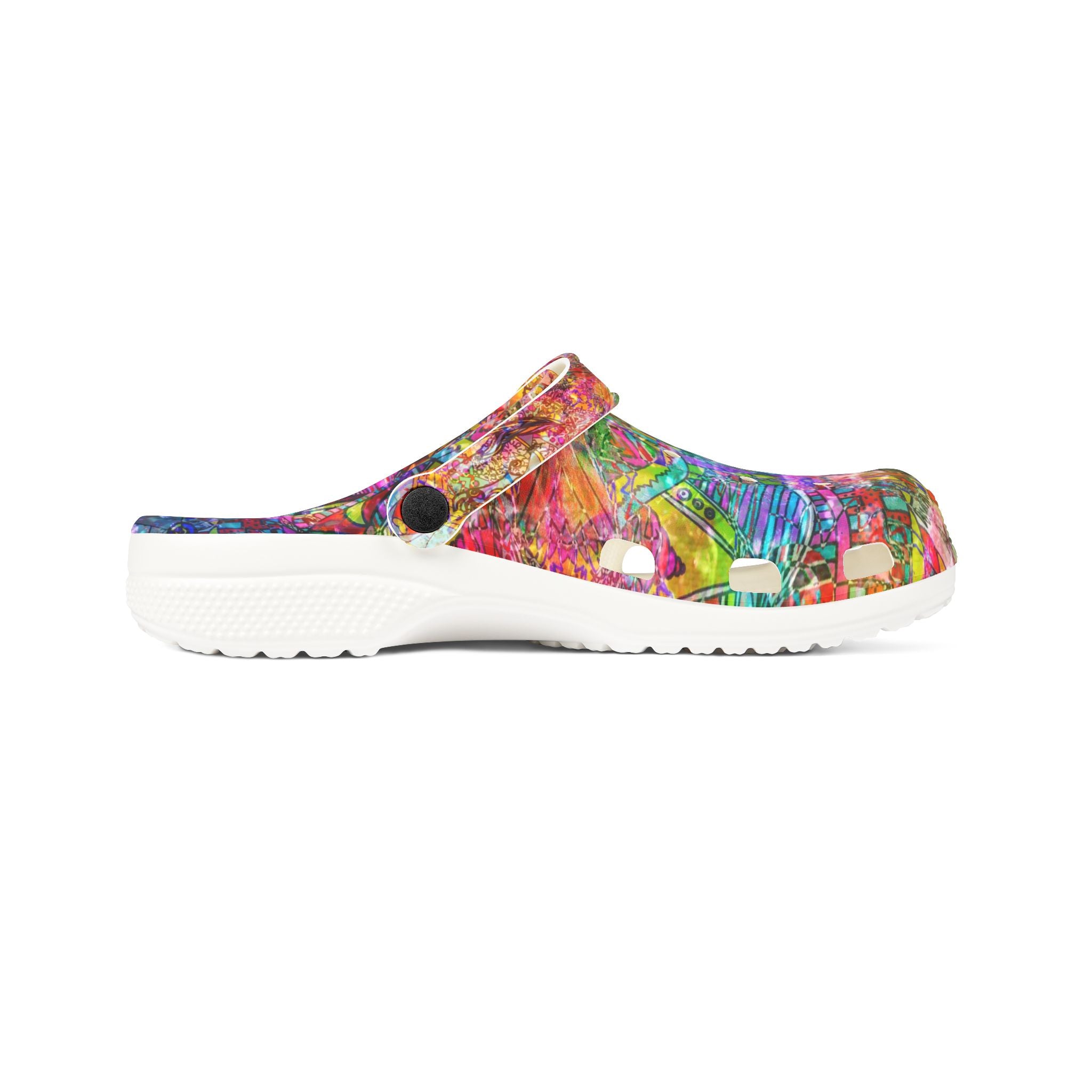 Dance Like There's No Tomorrow - Colorful Abstract EVA Foam Clogs — Lightweight Garden & Casual Shoes