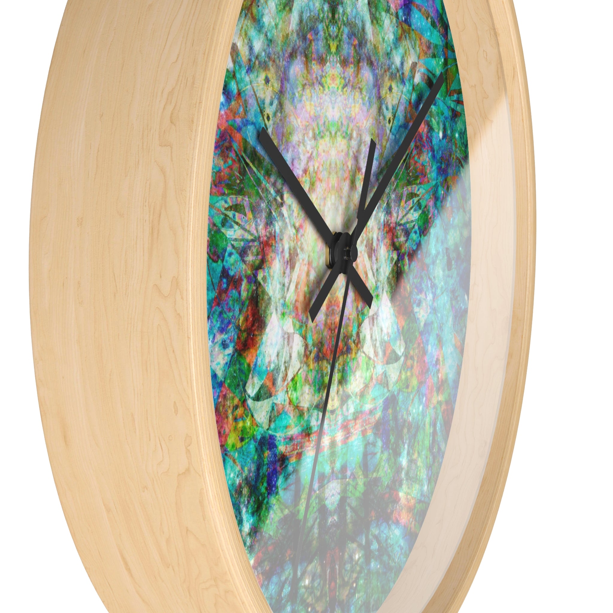 Face Glue Galaxy Hyperdimensional Pin Ball Wall Clock