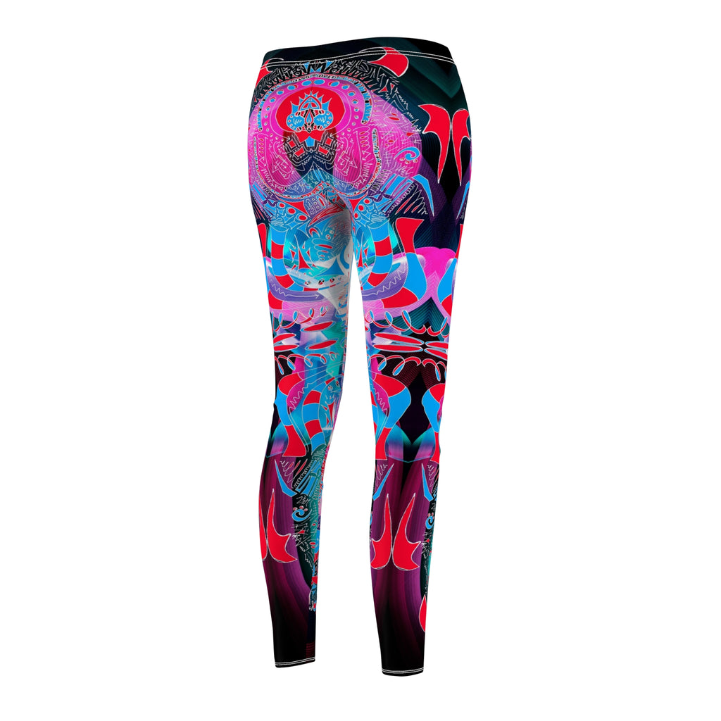 Hyperdimensional Butterfly 4 Leggings — Women's Vibrant All-Over-Print Yoga Leggings