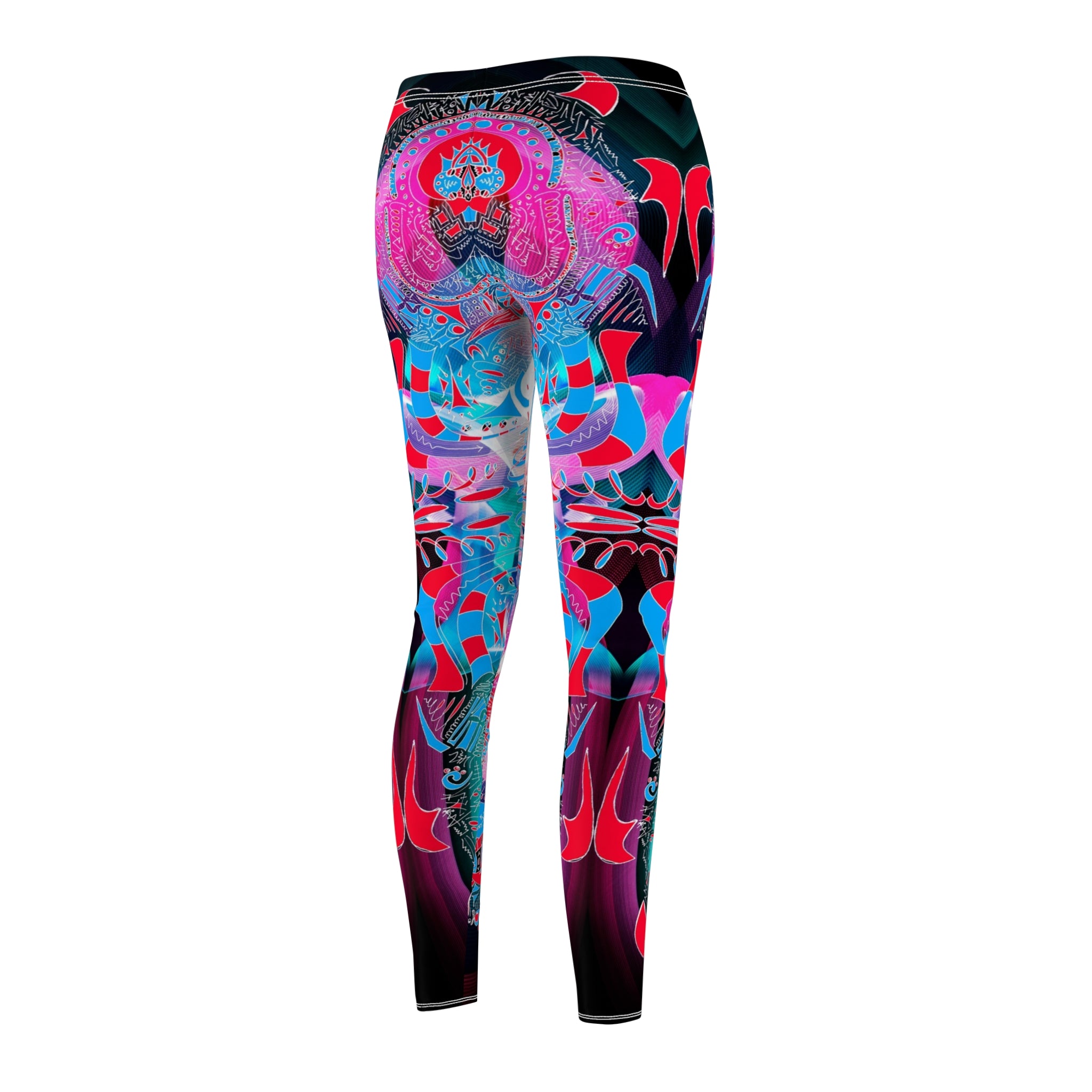 Hyperdimensional Butterfly 4 Leggings — Women's Vibrant All-Over-Print Yoga Leggings